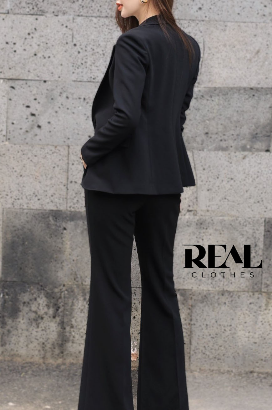 Blazer 2 lớp đen