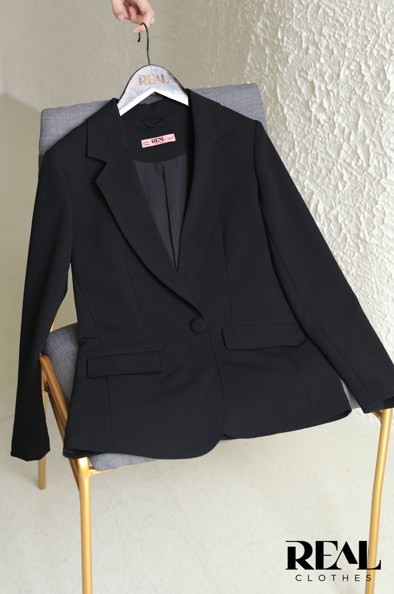 Blazer 2 lớp đen