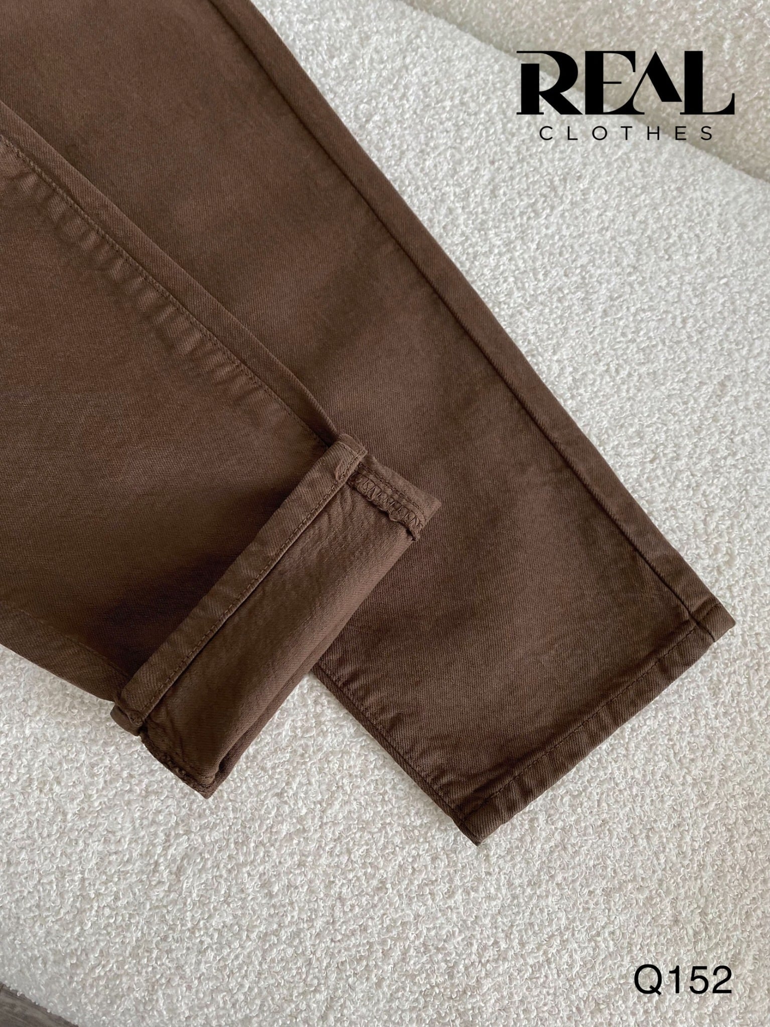 Quần Jeans baggy nâu SALE