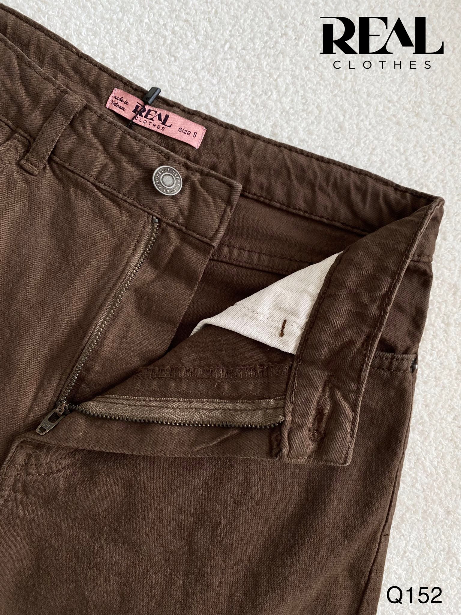 Quần Jeans baggy nâu SALE