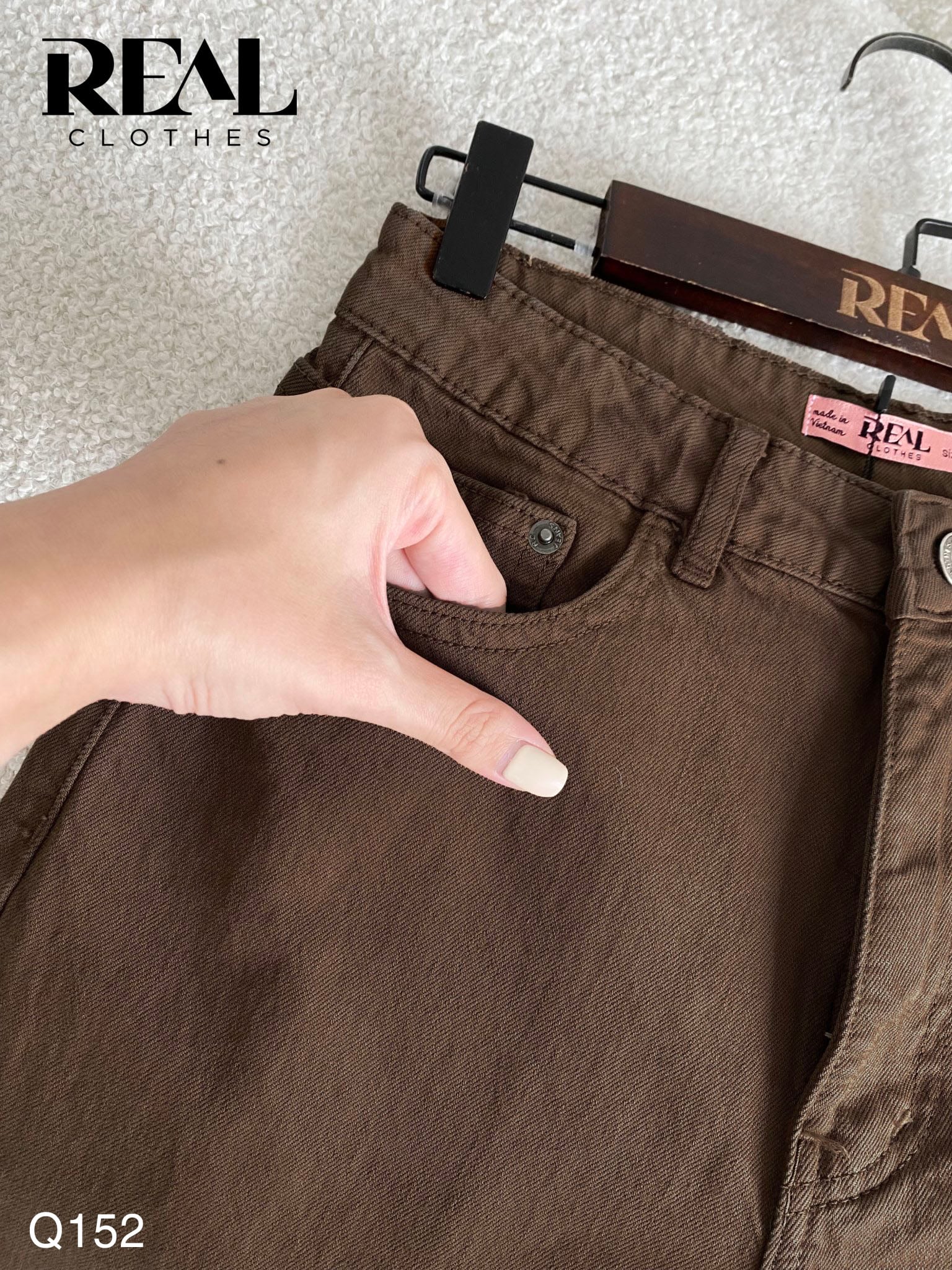 Quần Jeans baggy nâu SALE