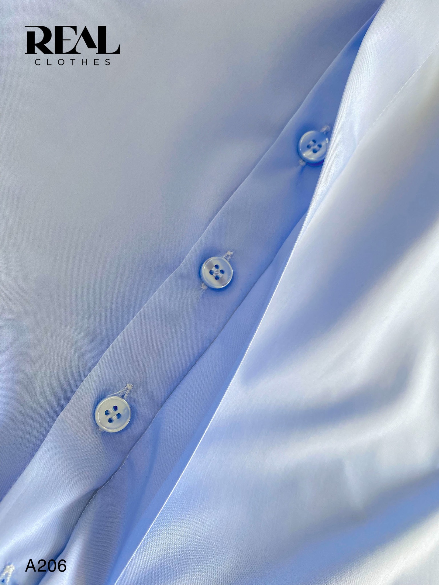 Sơ mi lụa sồi blue tay đủ