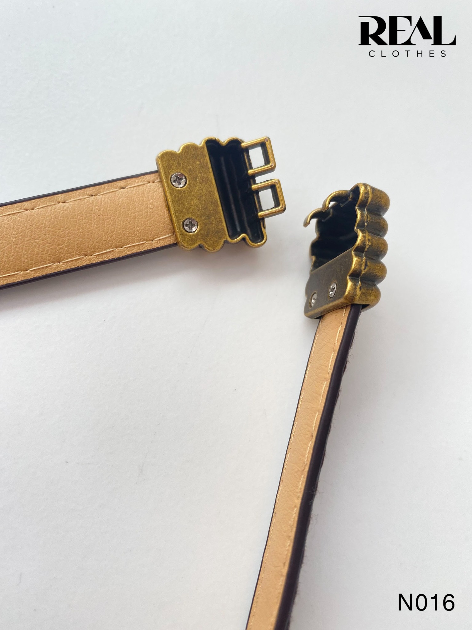 Nịt xoắn đen / nâu đậm / nâu nhạt / trắng