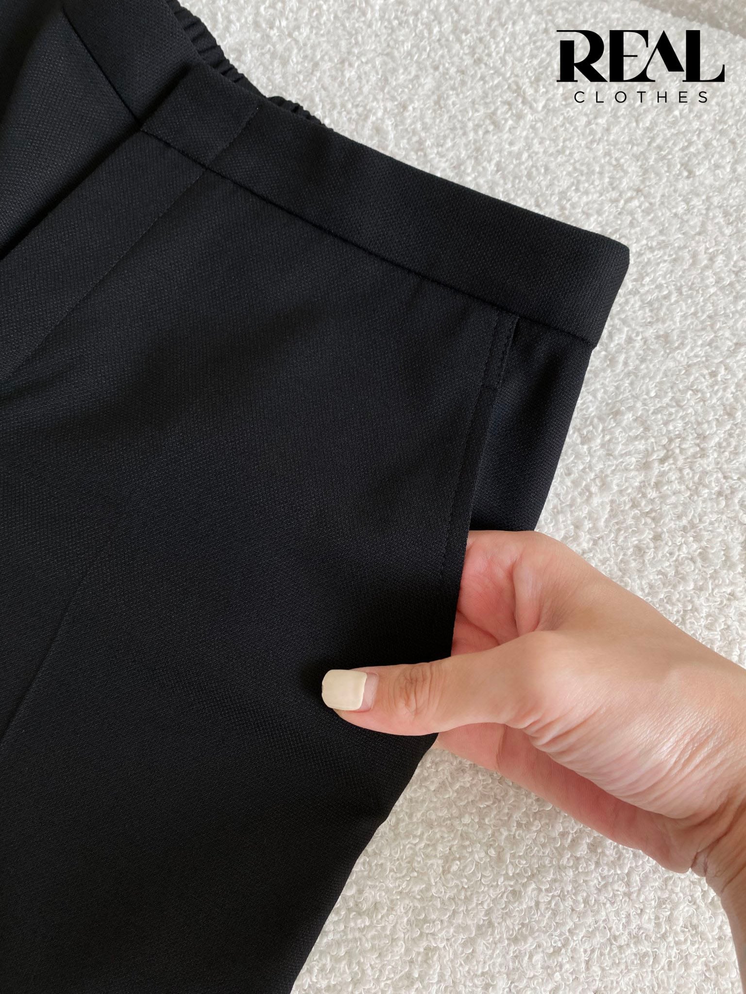 Quần lưng thun đen SALE - size XS