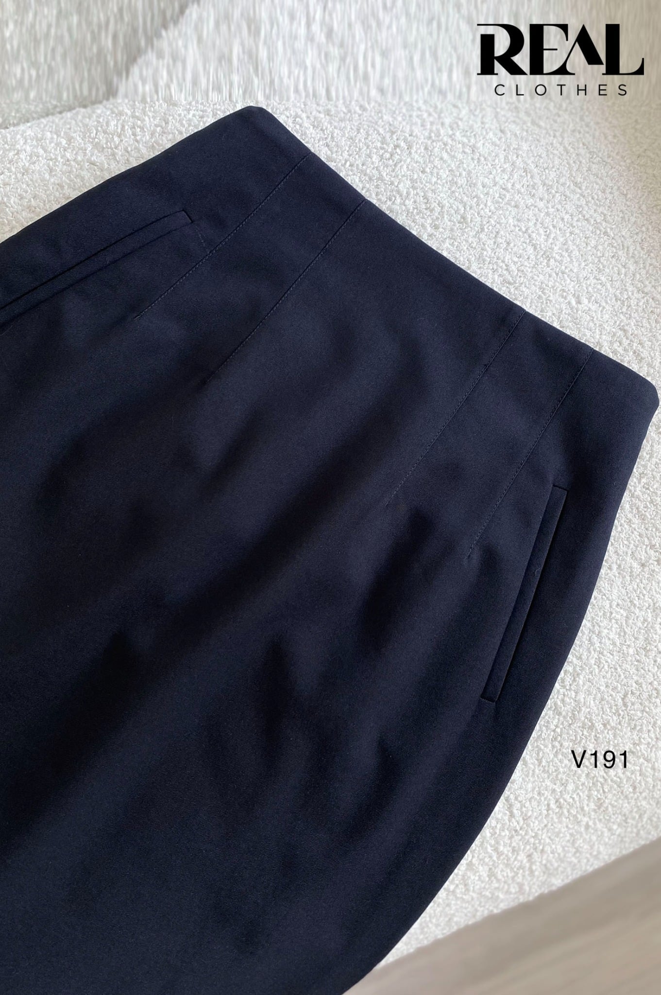 Váy Tokyo midi xanh đen