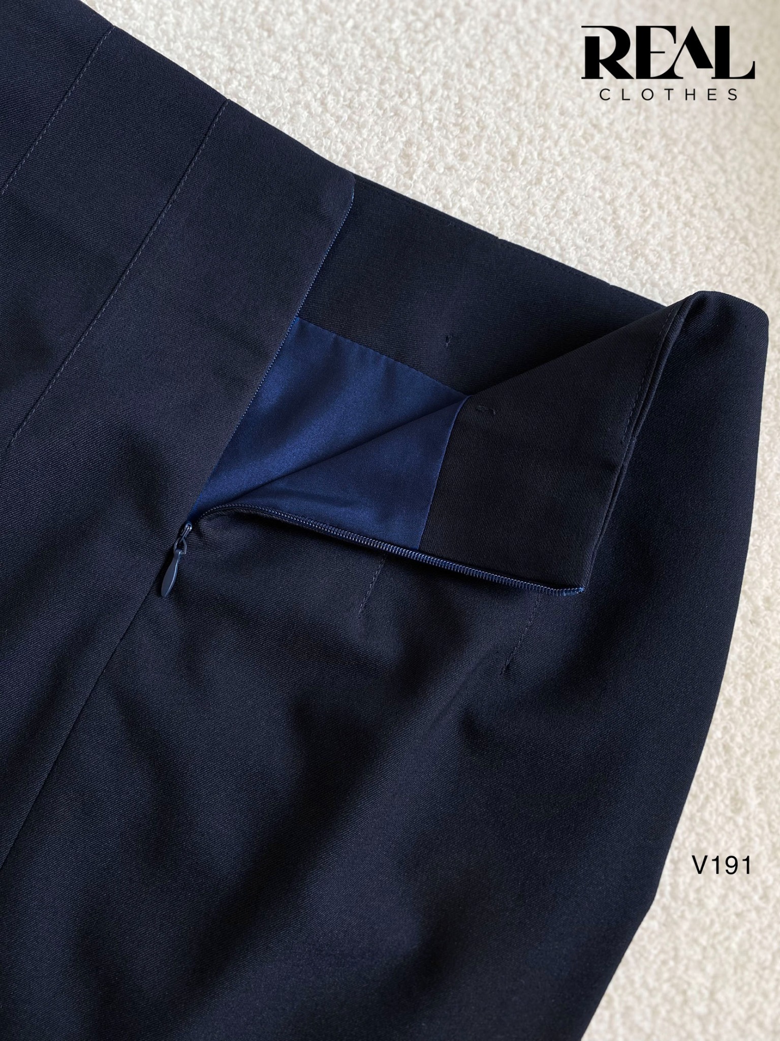 Váy Tokyo midi xanh đen