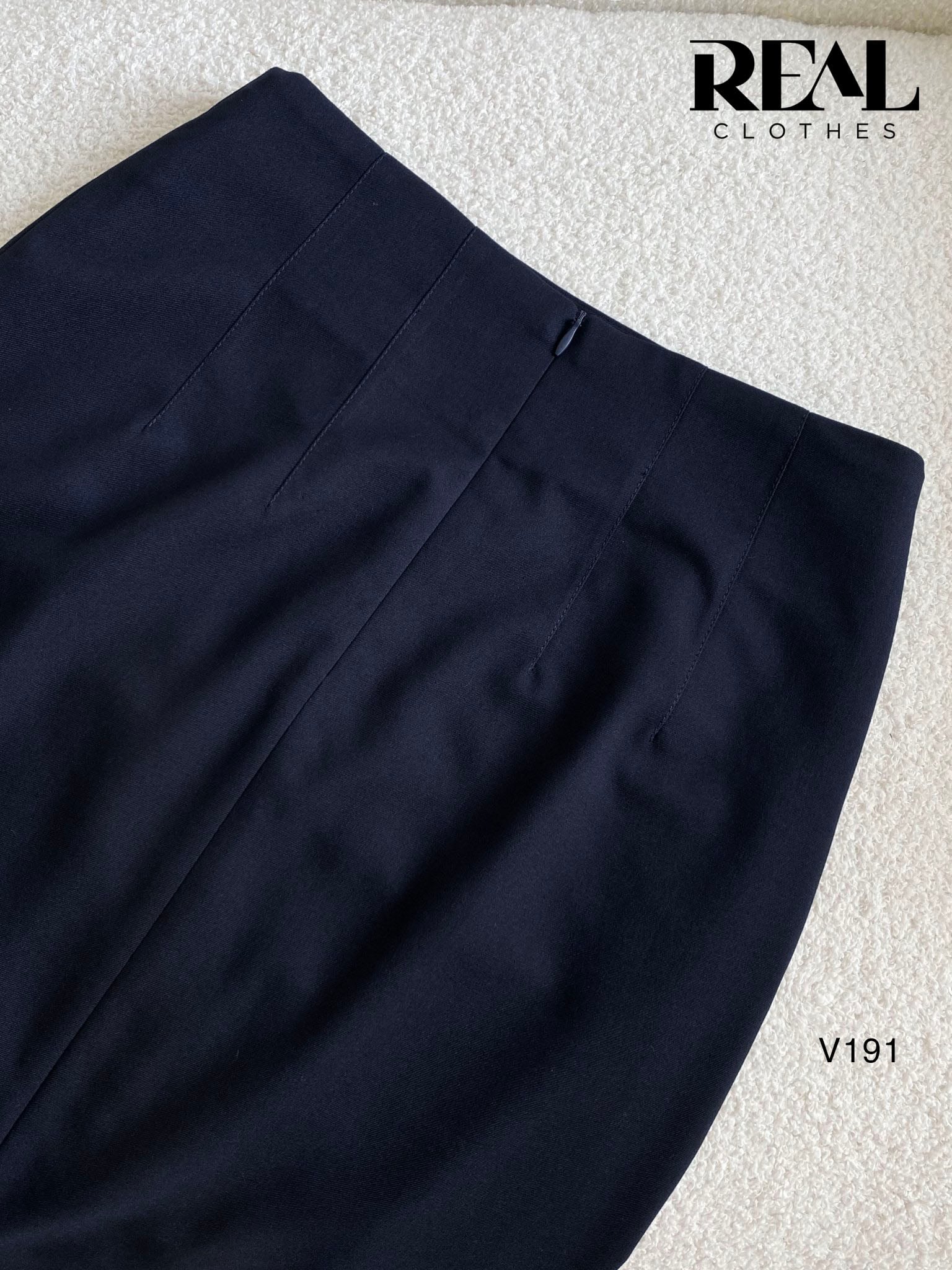 Váy Tokyo midi xanh đen