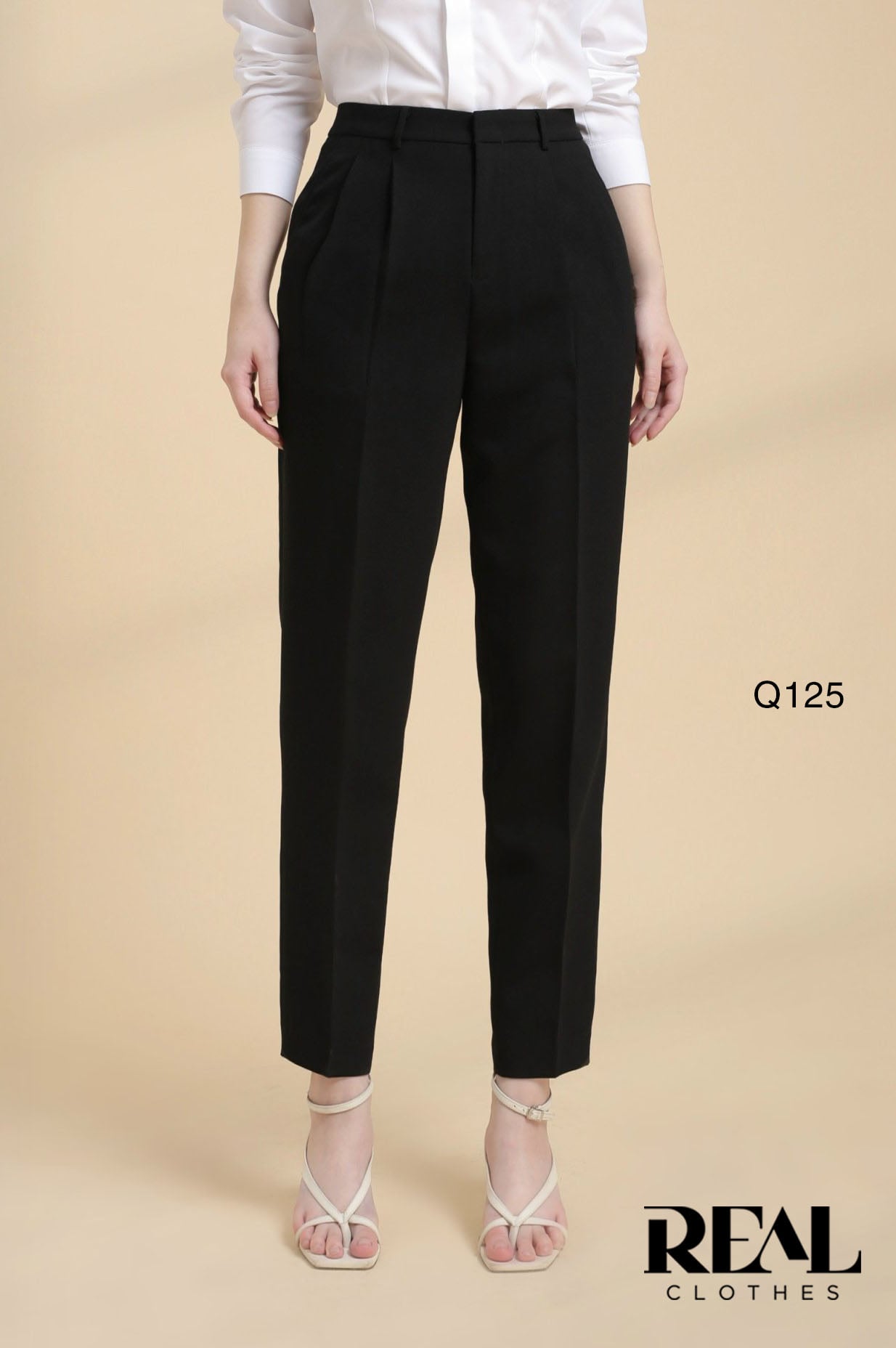 Quần lưng cao cindy đen SALE