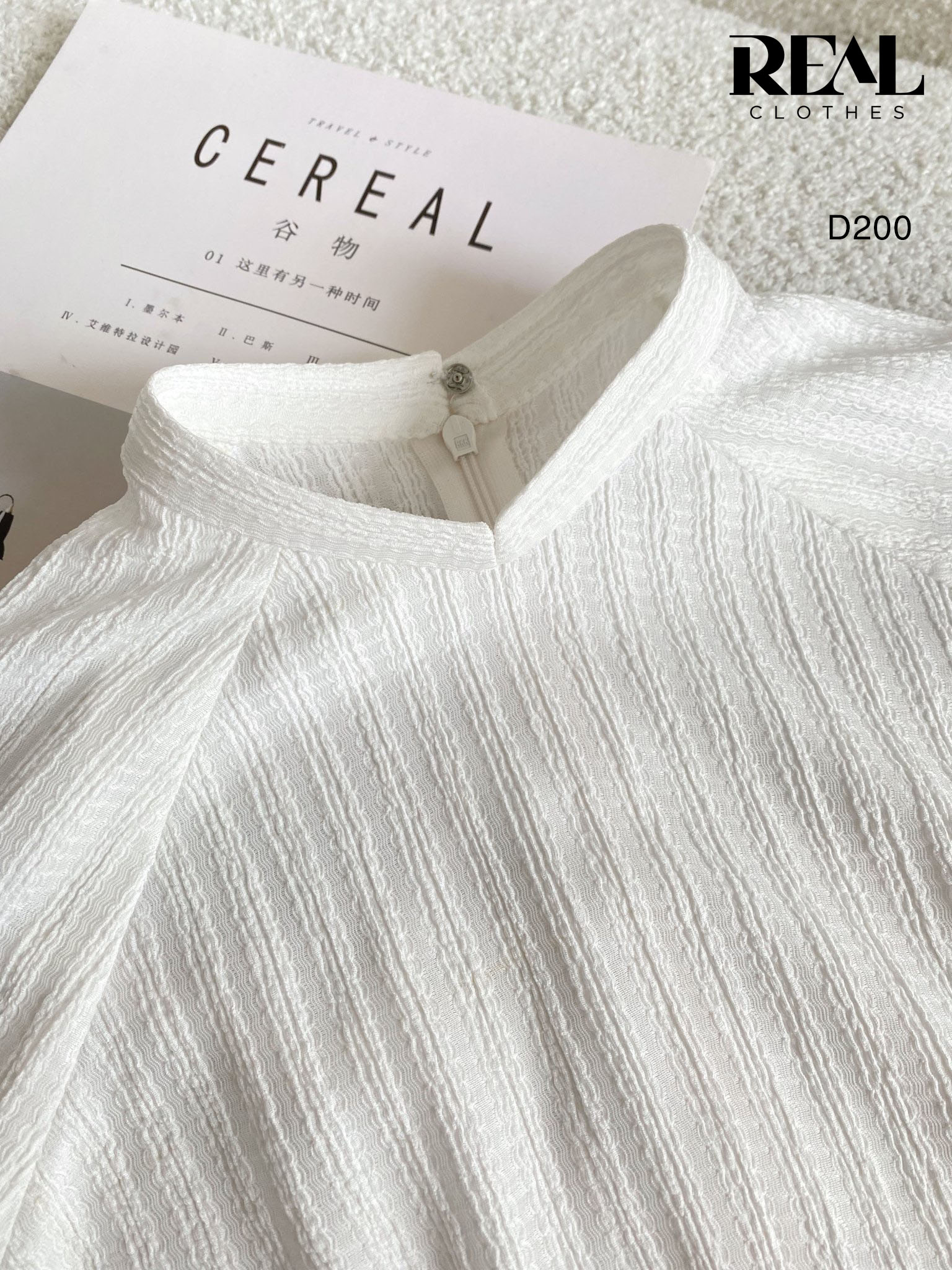 Áo dài truyền thống muse trắng SALE