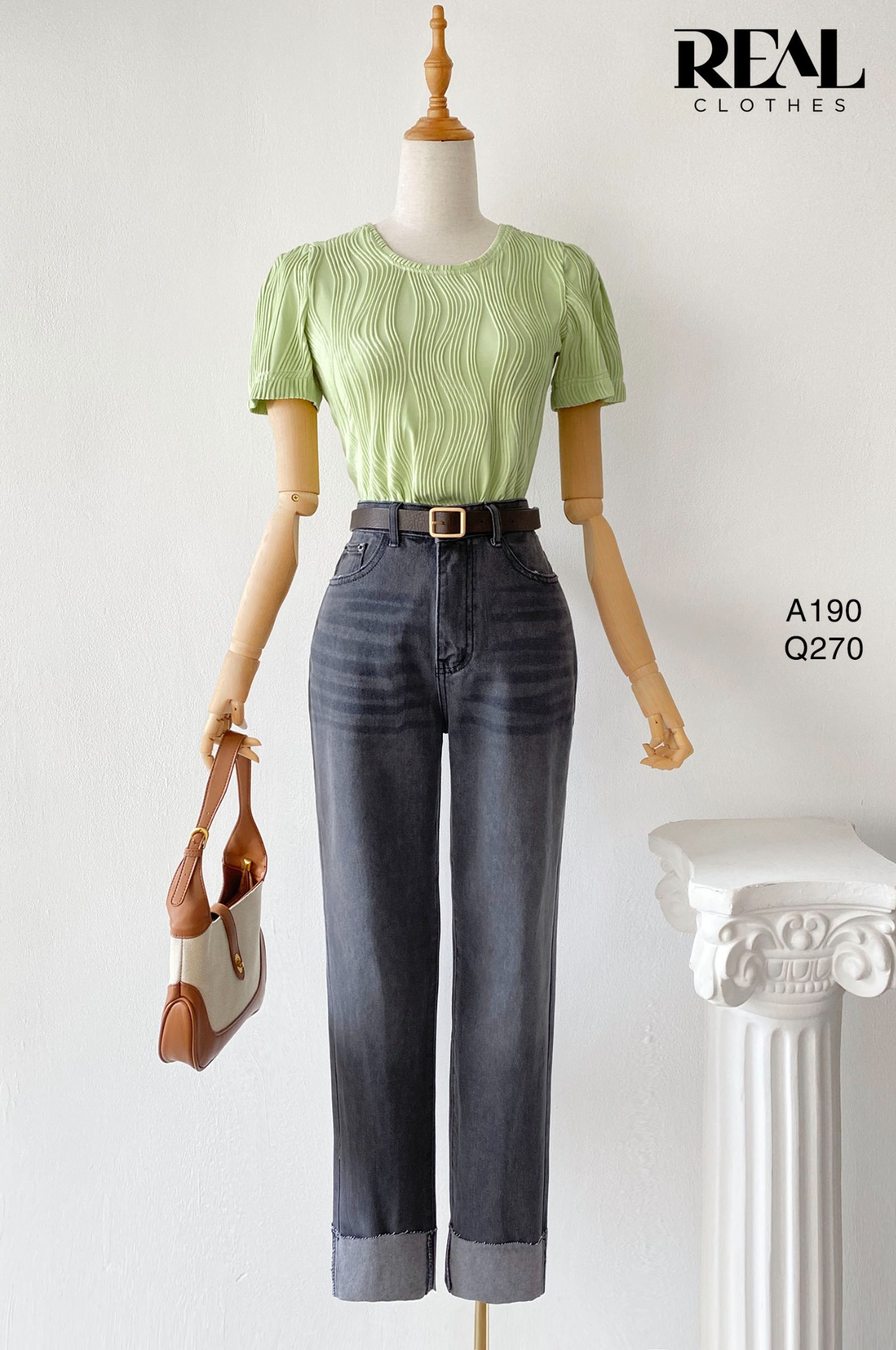 Áo Sophia cốm FINAL SALE - size XS