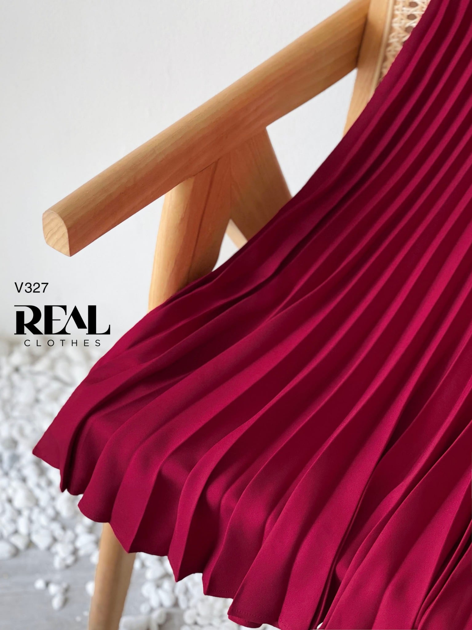 Váy rẻ quạt đỏ FINAL SALE