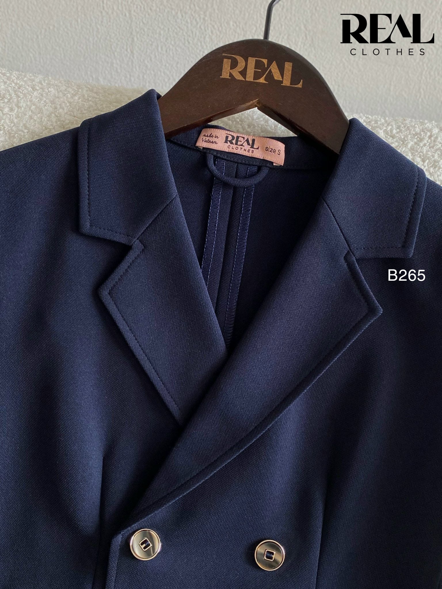 Blazer Lisa cindy xanh đen SALE - size XS