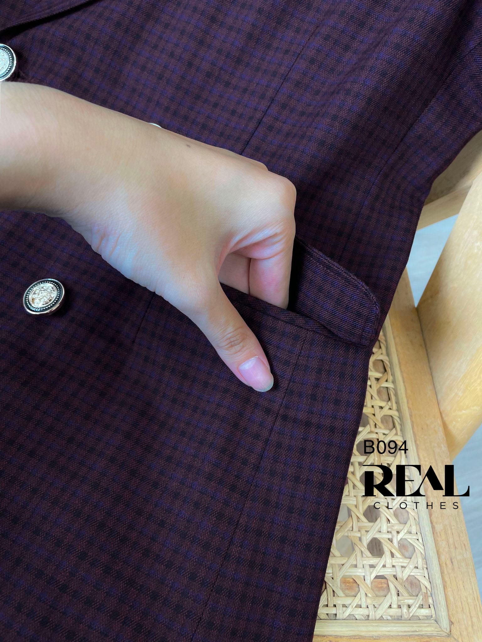 Blazer Kelly caro tím SALE