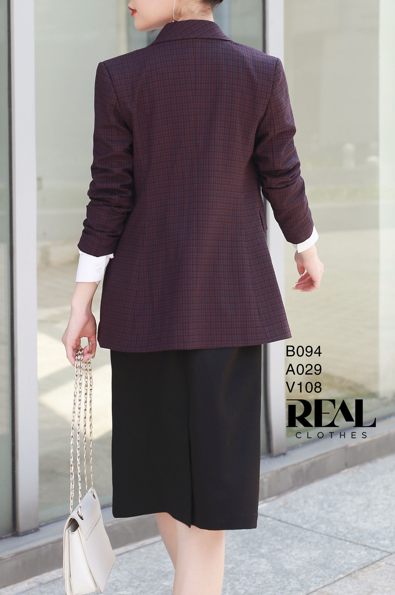 Blazer Kelly caro tím SALE