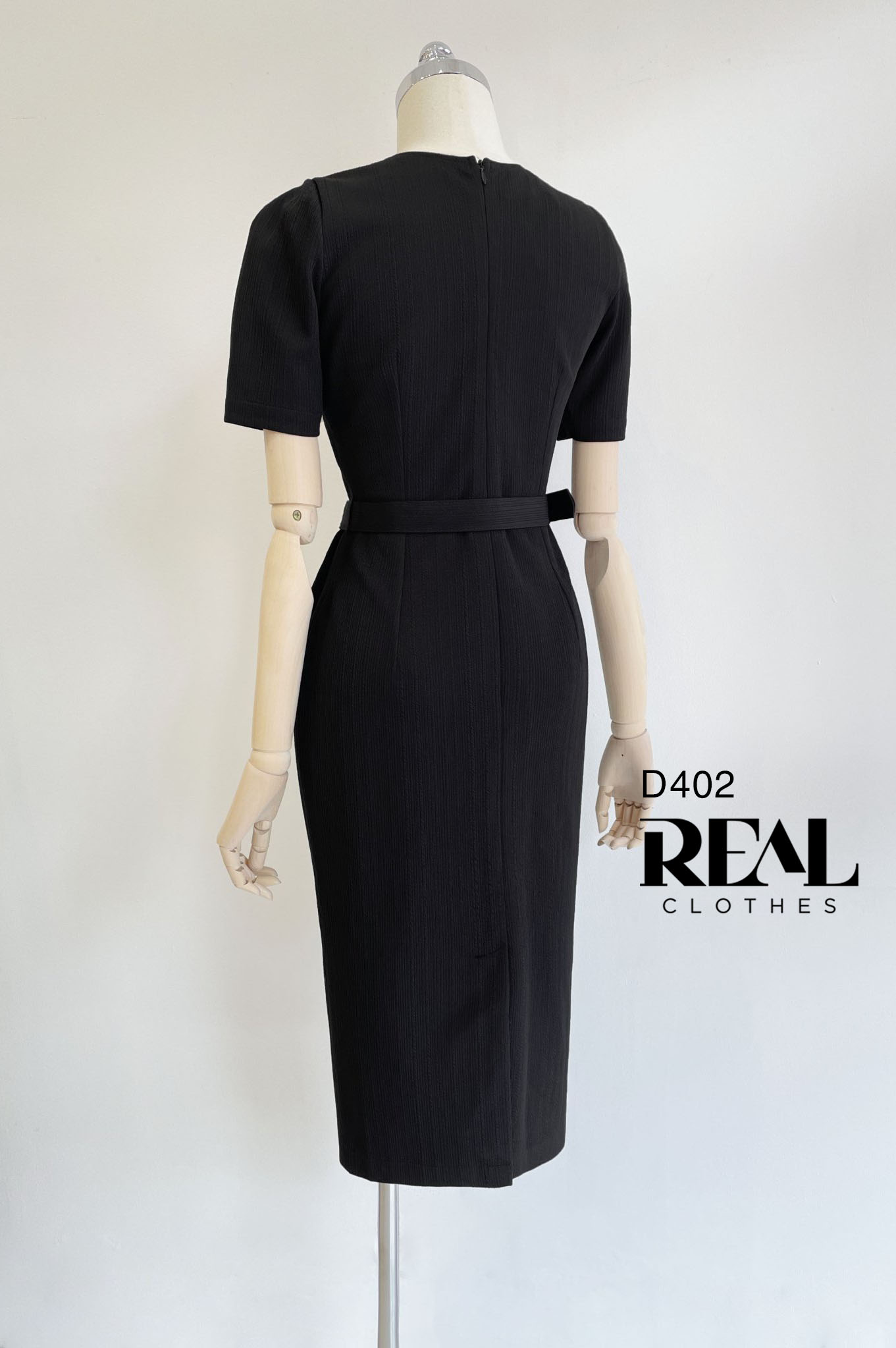 Đầm Diana đen (kèm belt) SALE