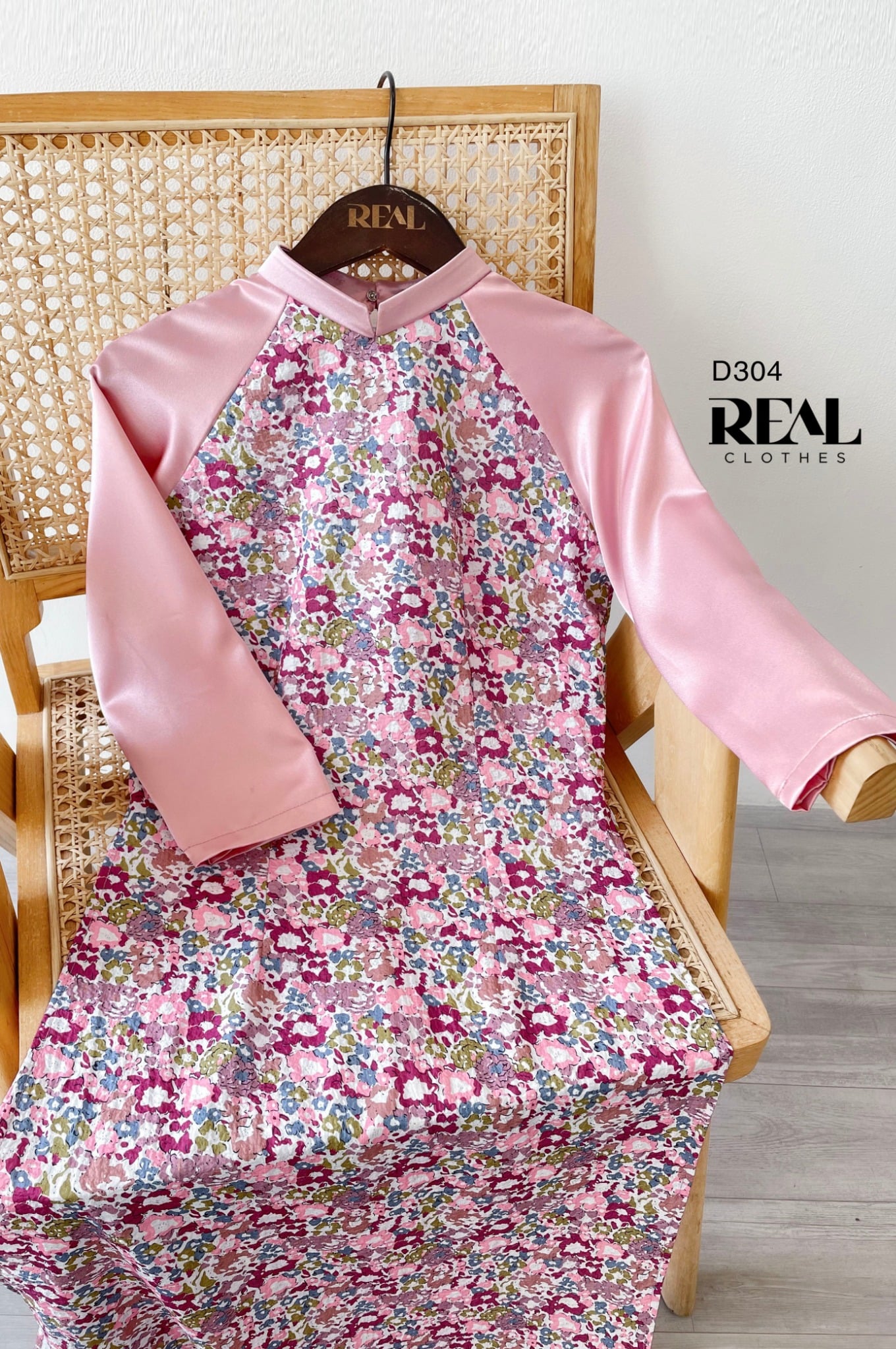 Áo dài truyền thống Ngọc Diệp hồng