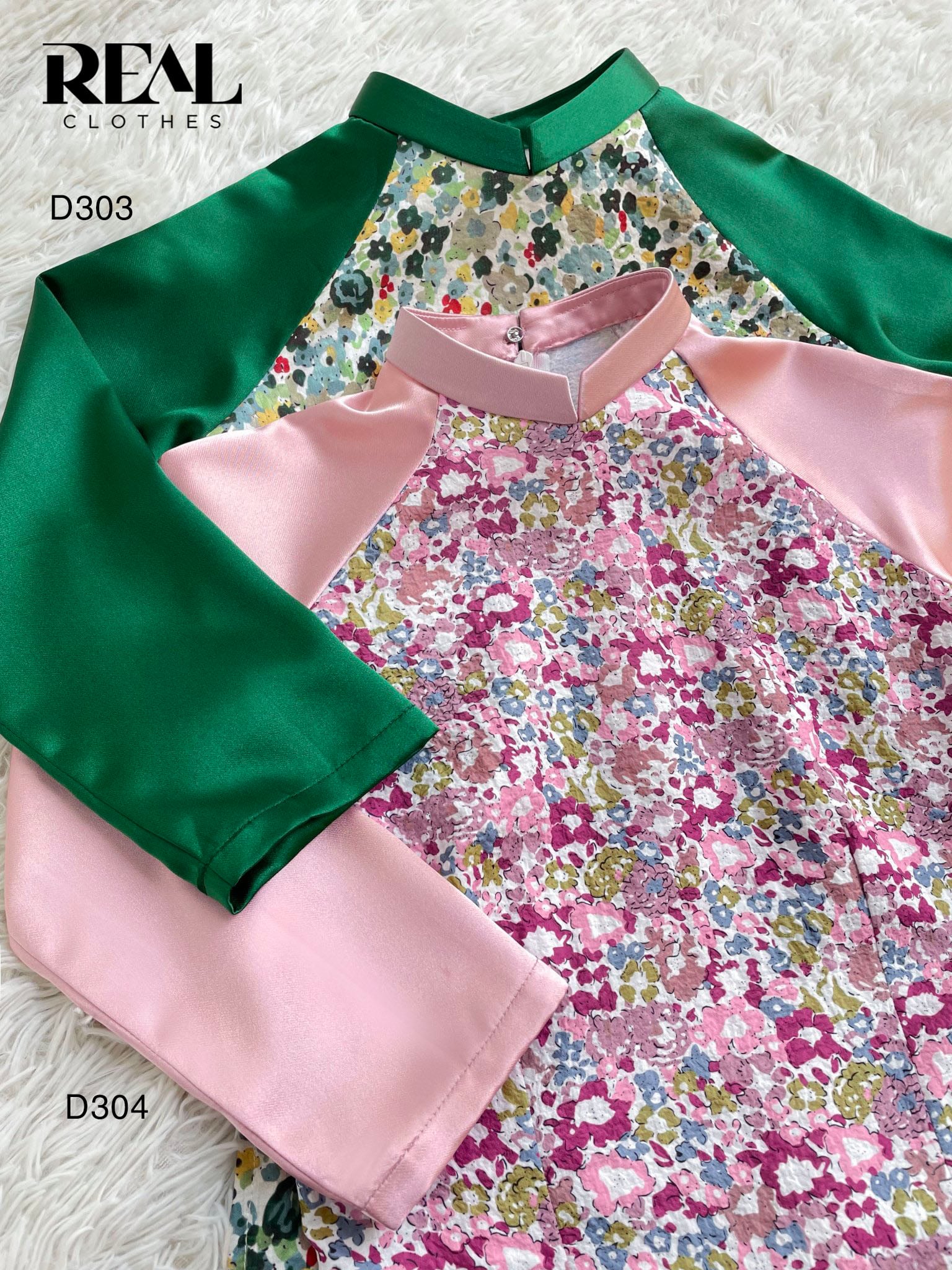 Áo dài truyền thống Ngọc Diệp xanh lá SALE - size XS