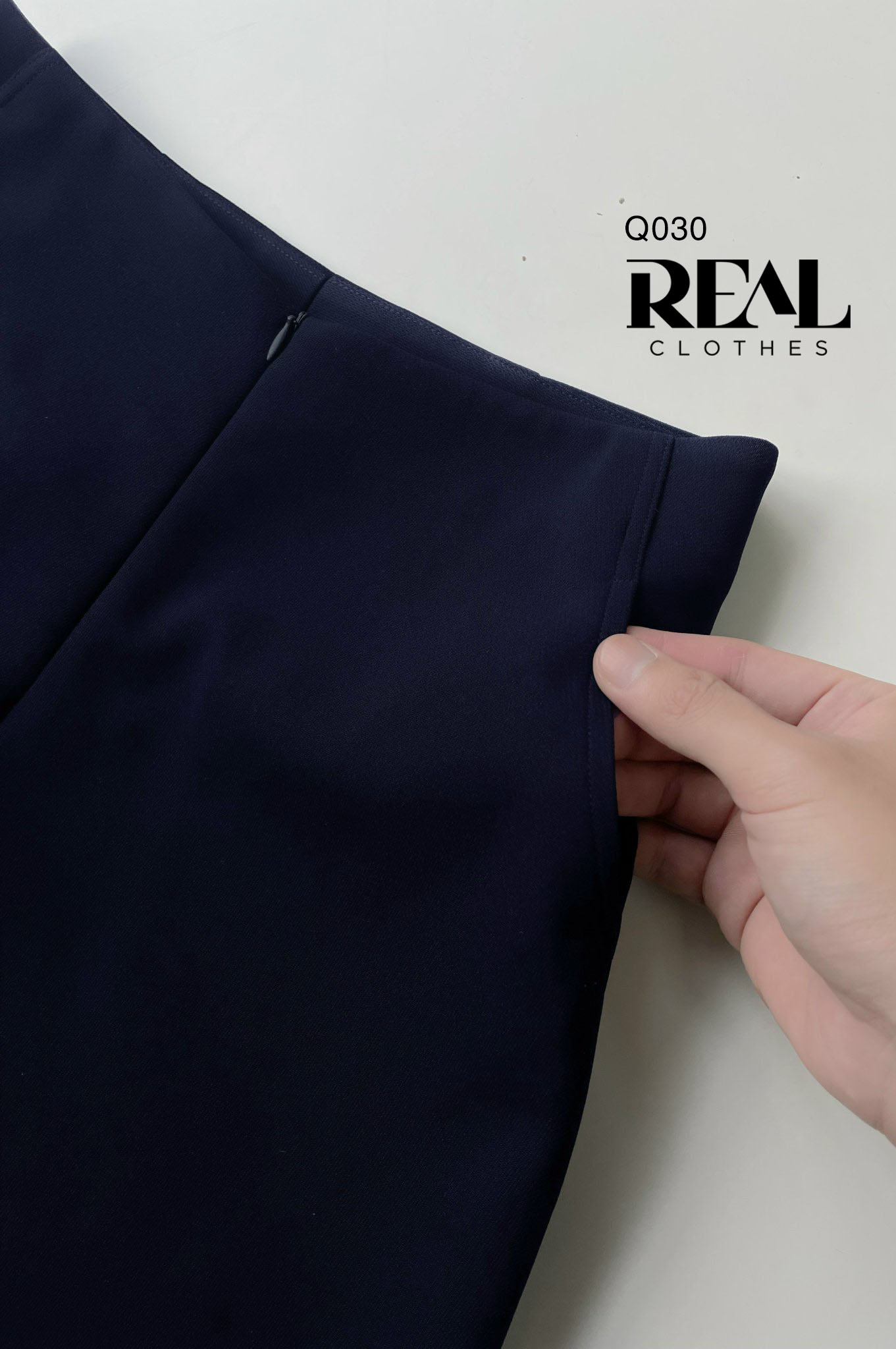 Quần suông cindy xanh đen