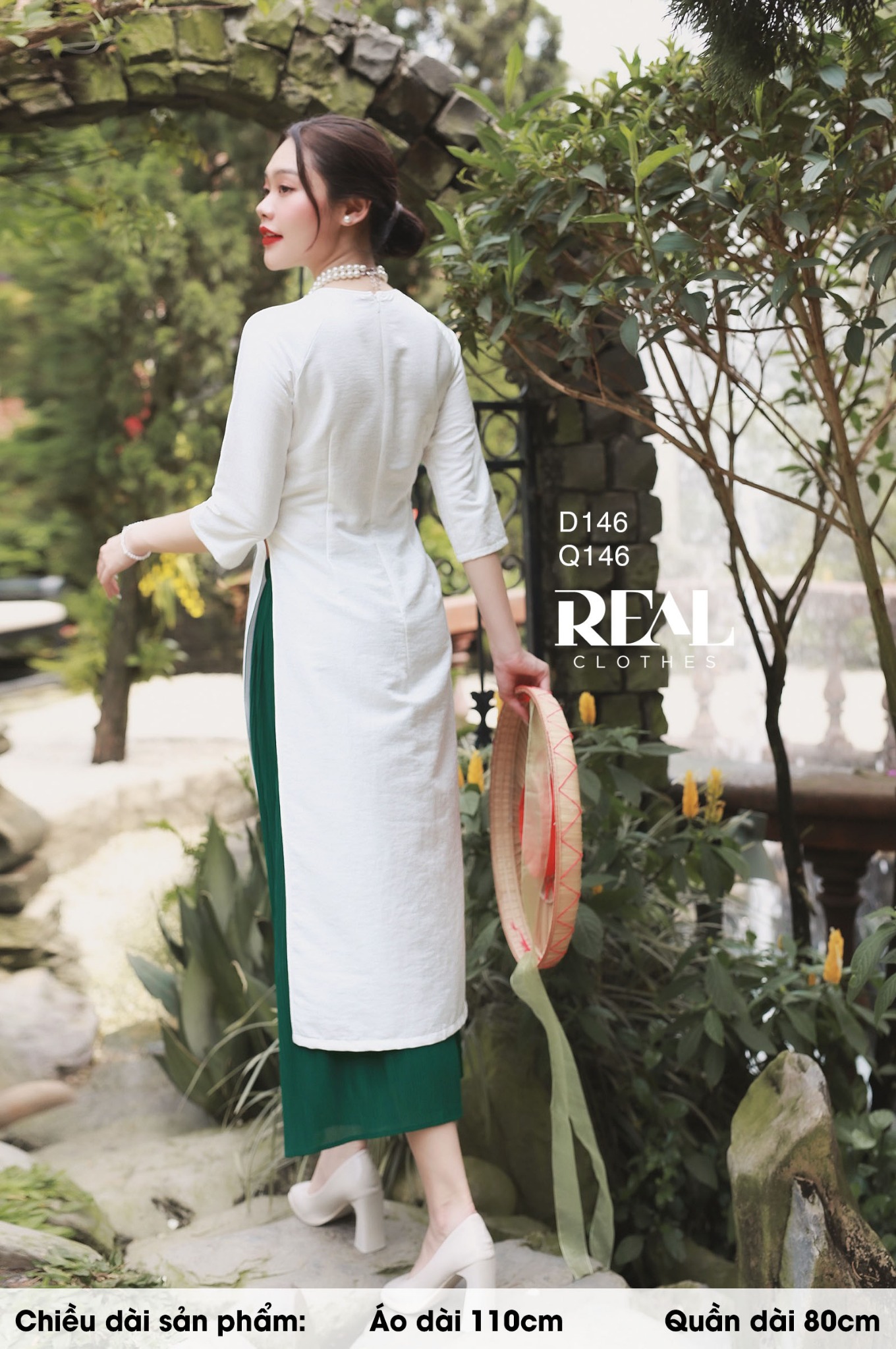 Quần dập li xanh lá dài 80 / 94 SALE