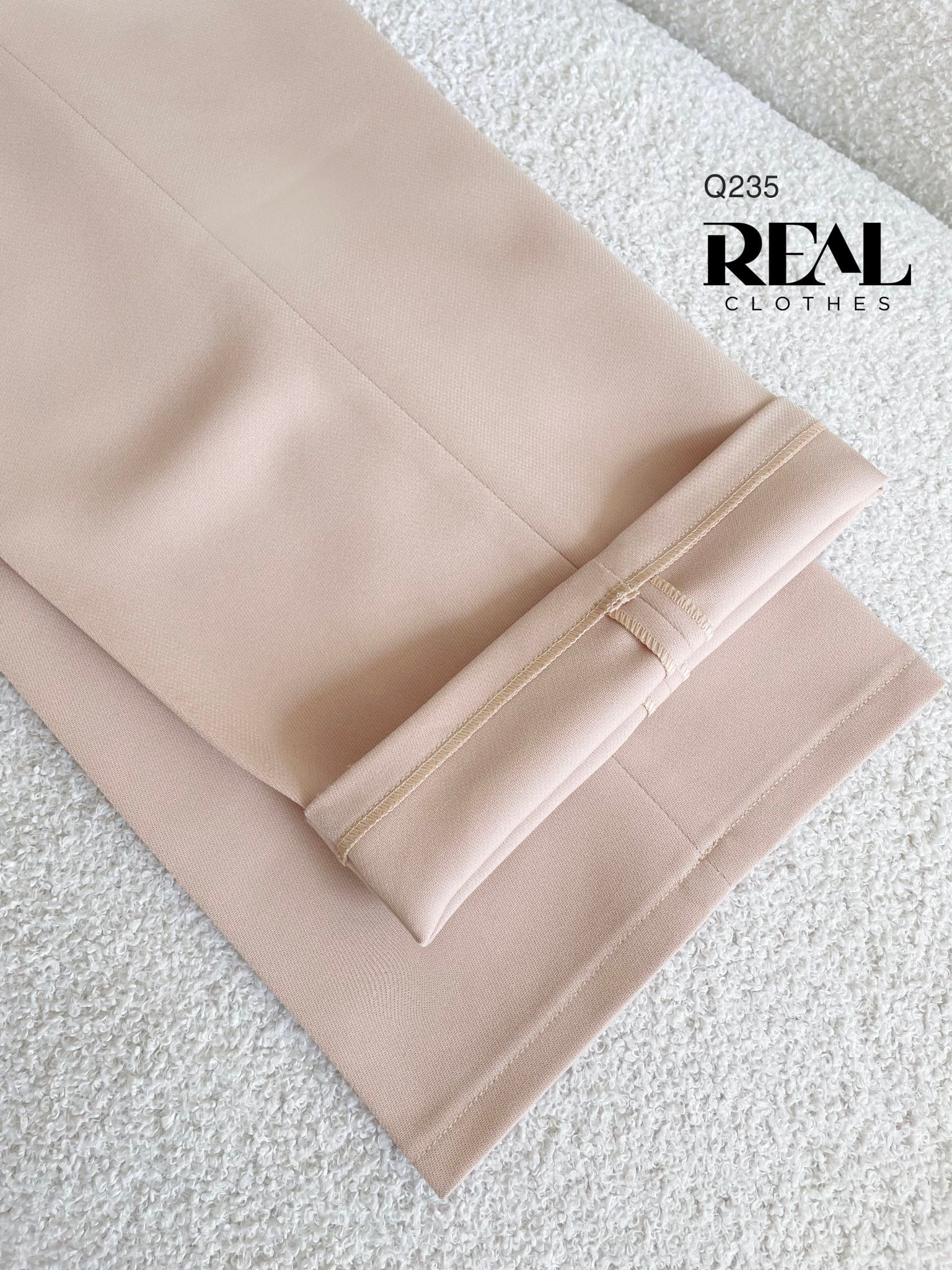 Quần suông Paris nude