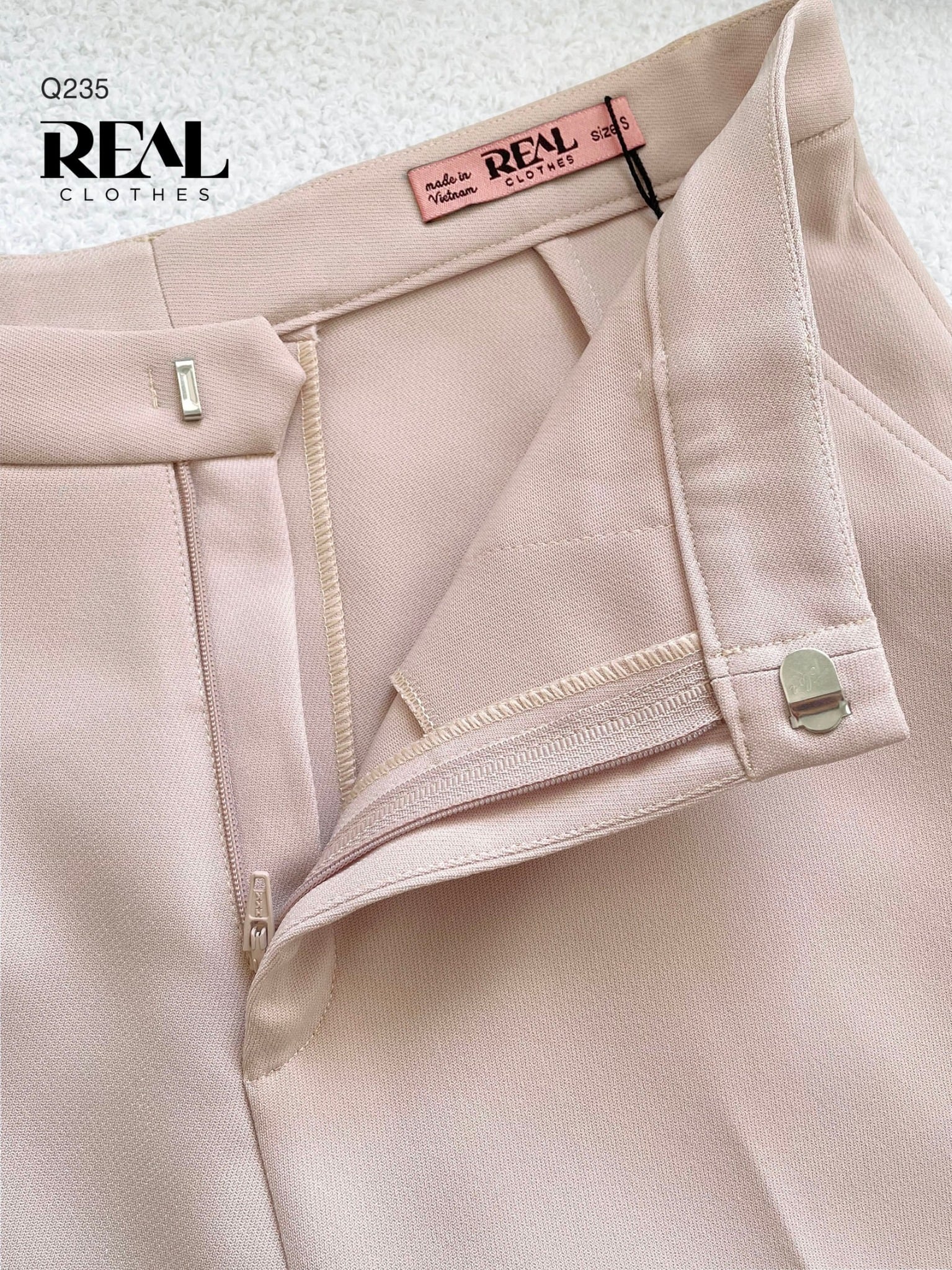 Quần suông Paris nude