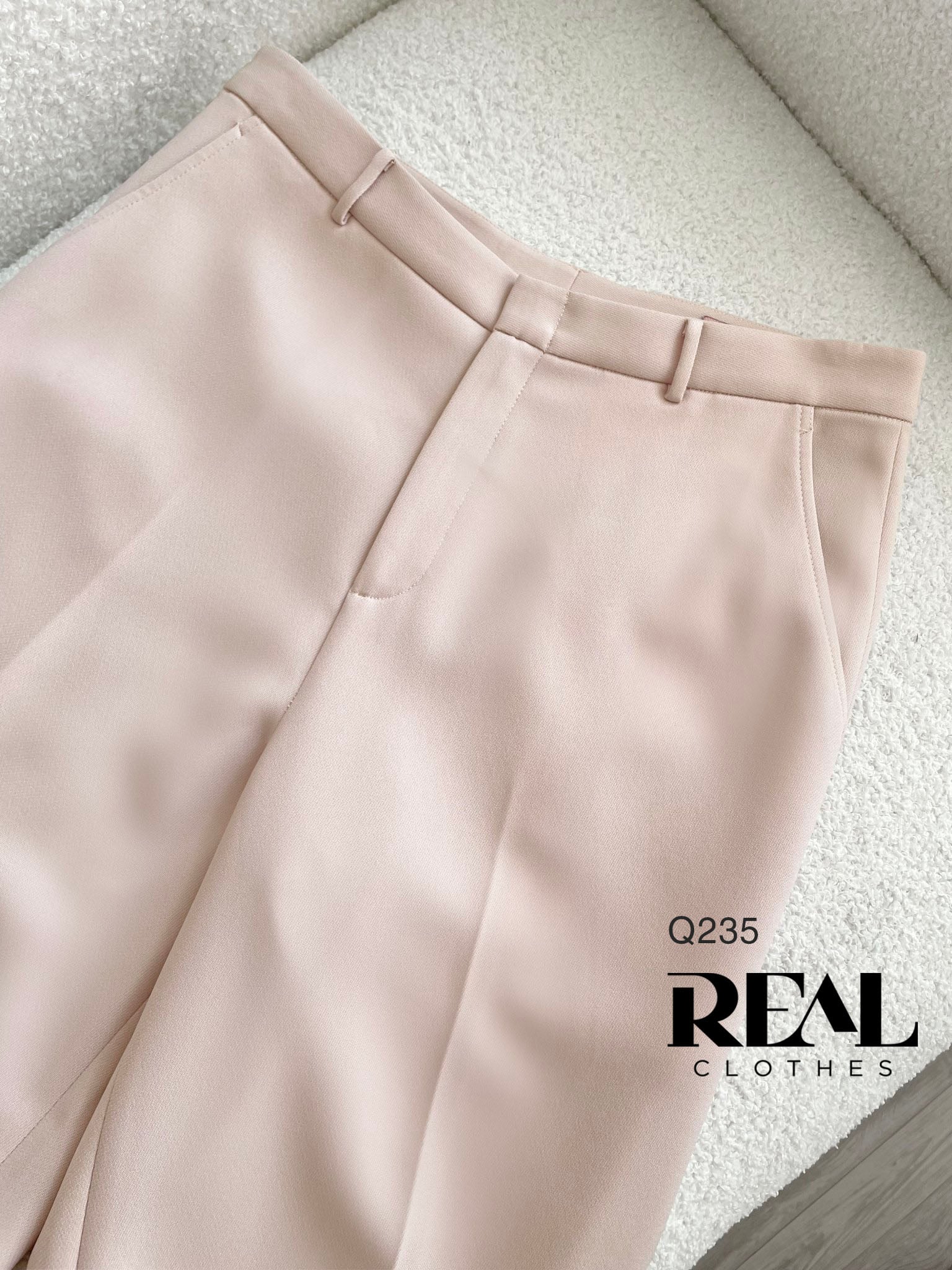 Quần suông Paris nude