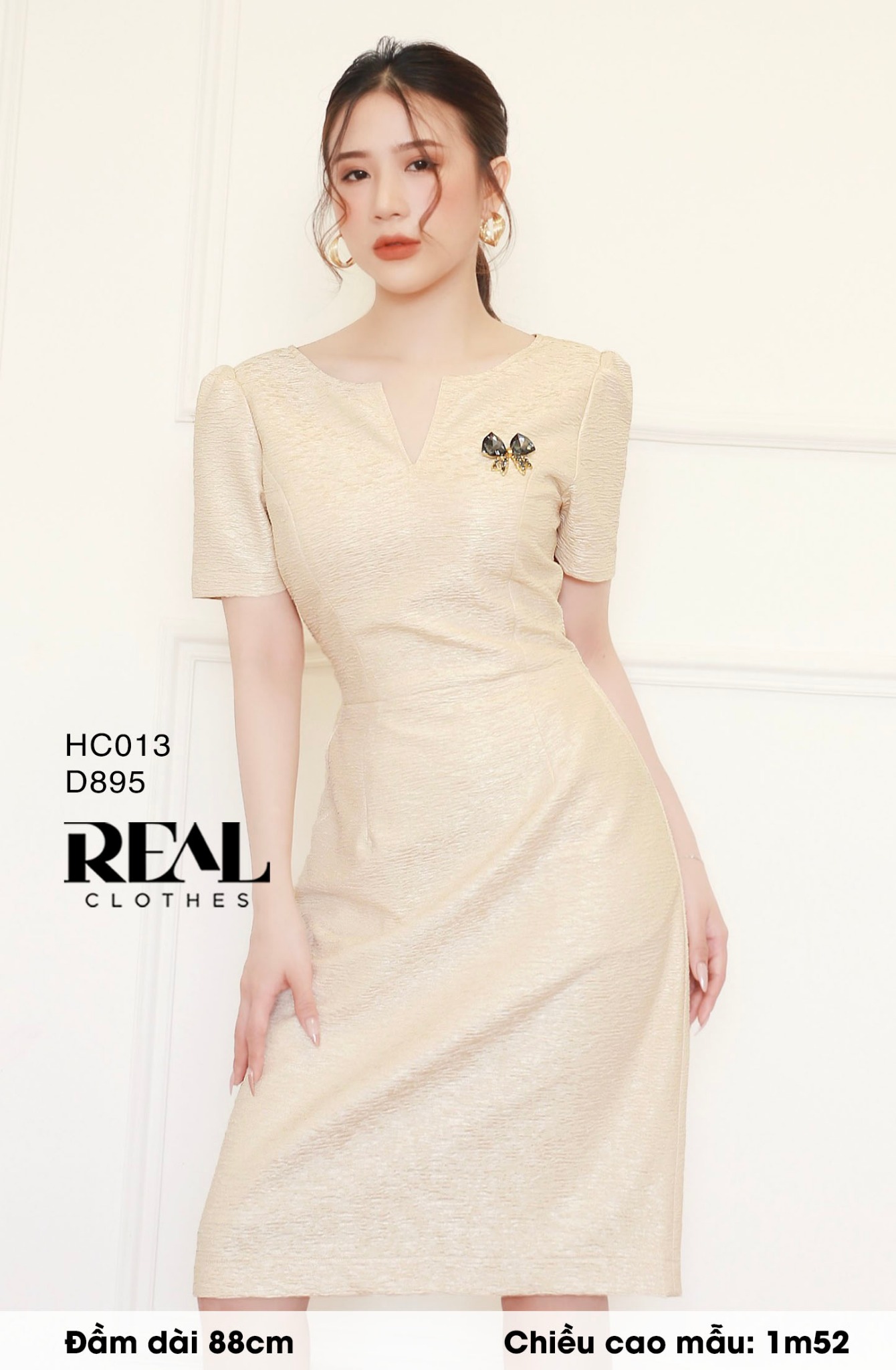 Đầm Hana kem SALE - size XS