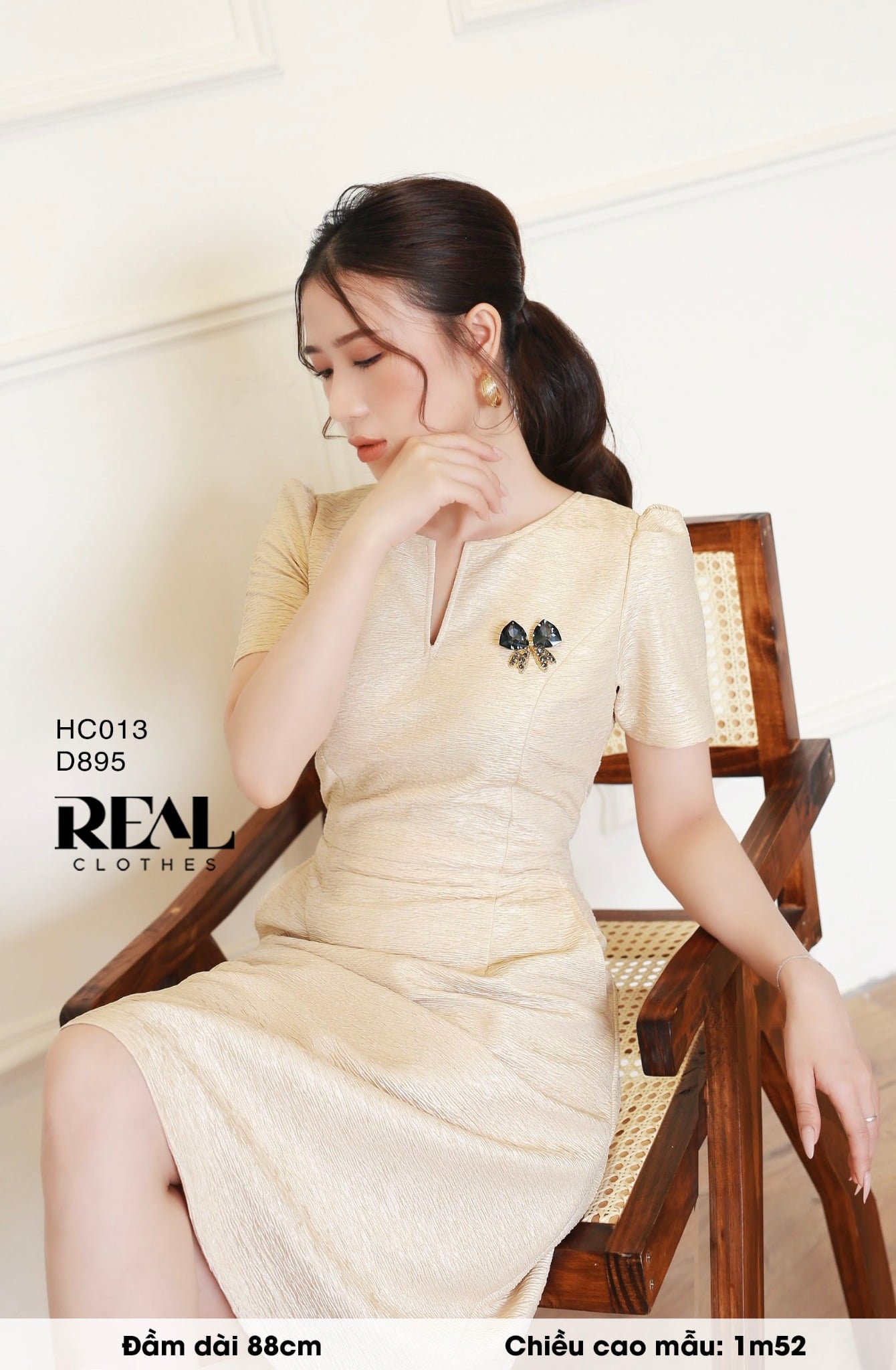 Đầm Hana kem SALE - size XS