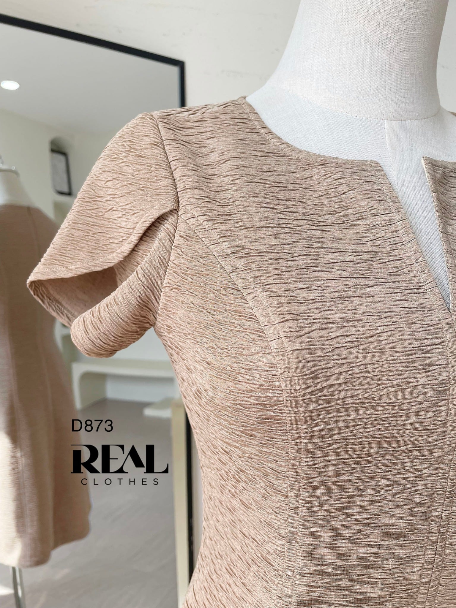 Đầm Mia cà phê sữa SALE - size XS