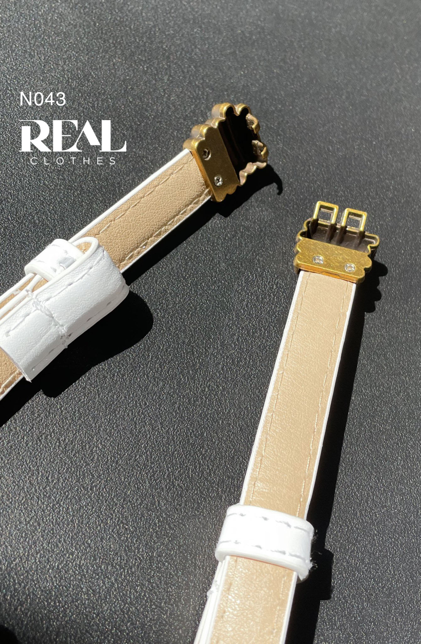 Nịt xoắn đen / nâu đậm / nâu nhạt / trắng