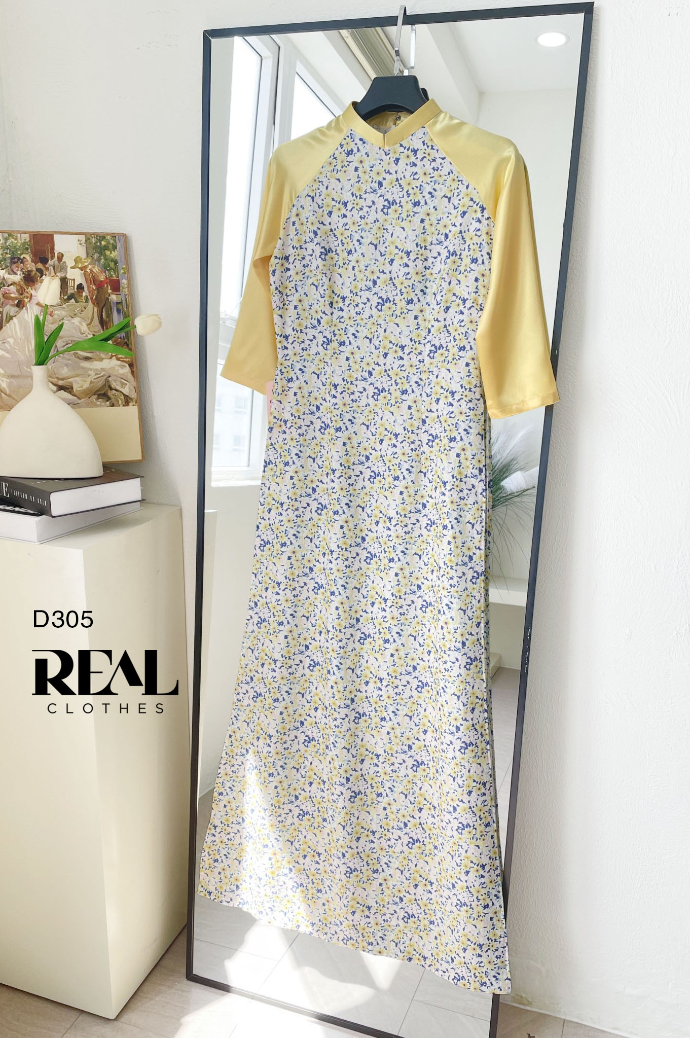 Áo dài truyền thống Ngọc Diệp vàng