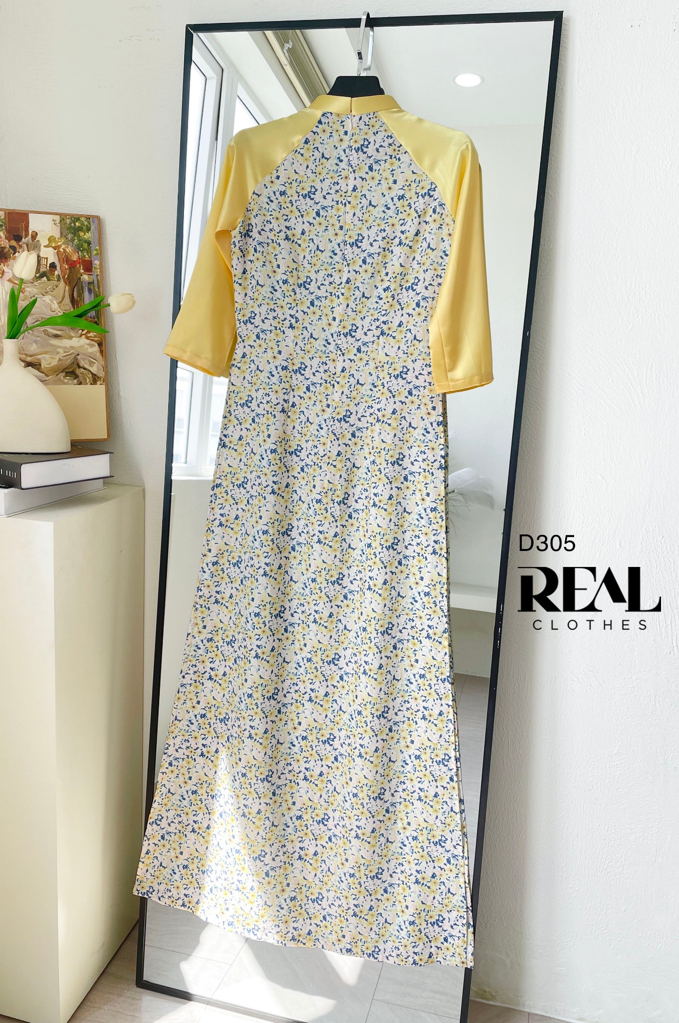 Áo dài truyền thống Ngọc Diệp vàng