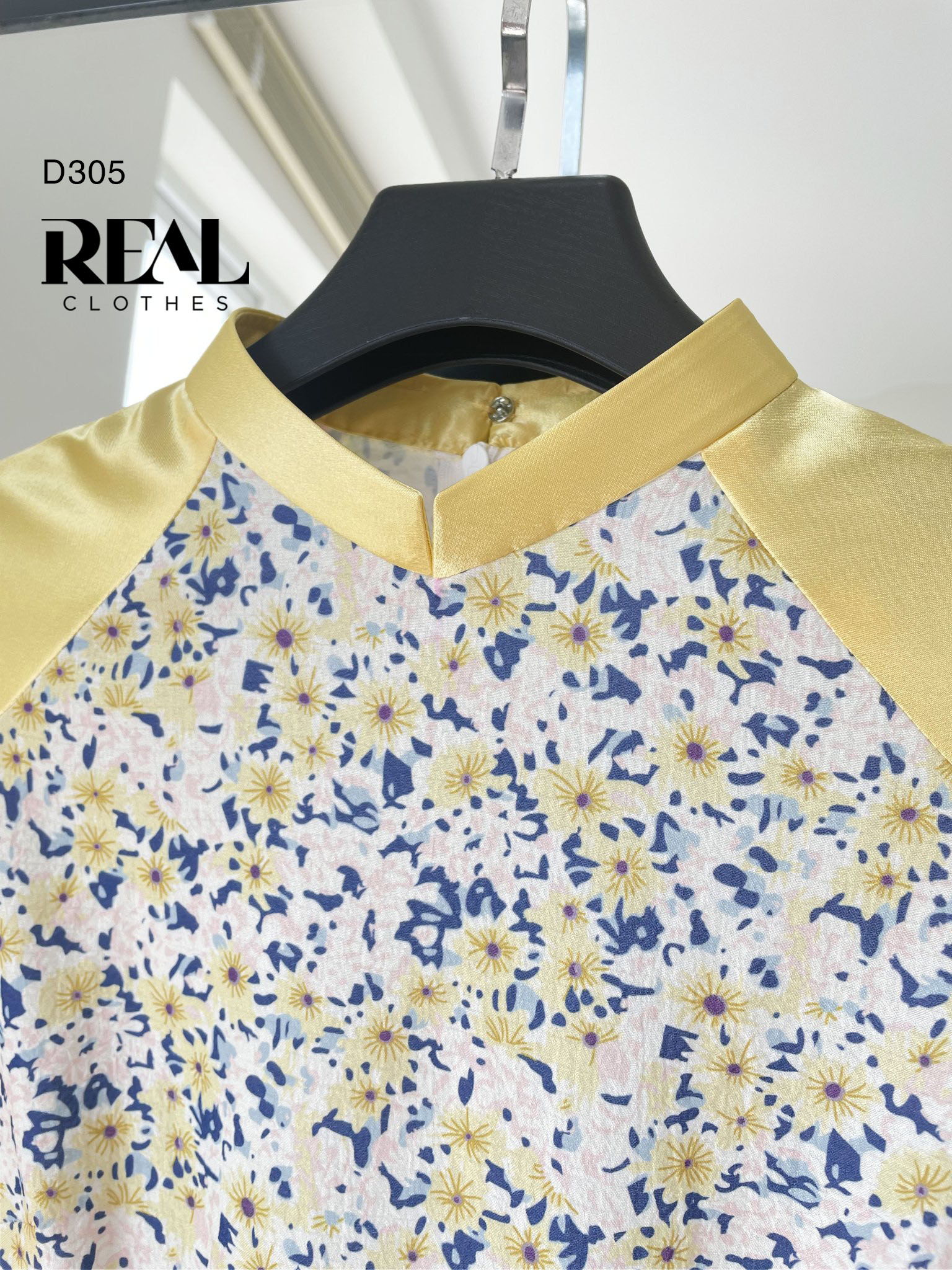 Áo dài truyền thống Ngọc Diệp vàng