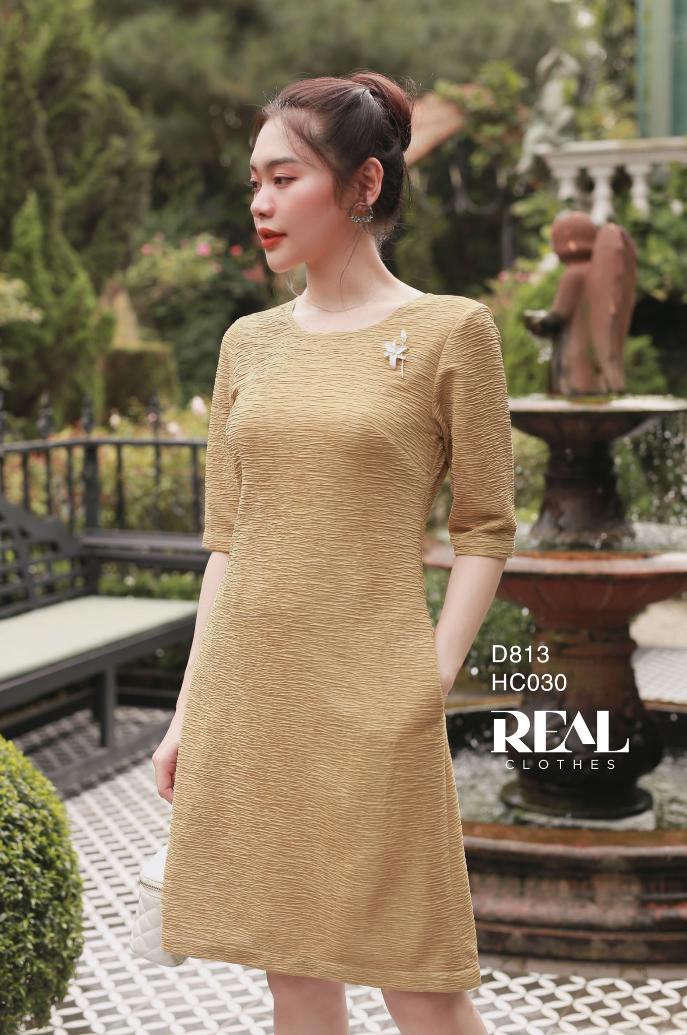 Đầm suông Mia cafe sữa FINAL SALE