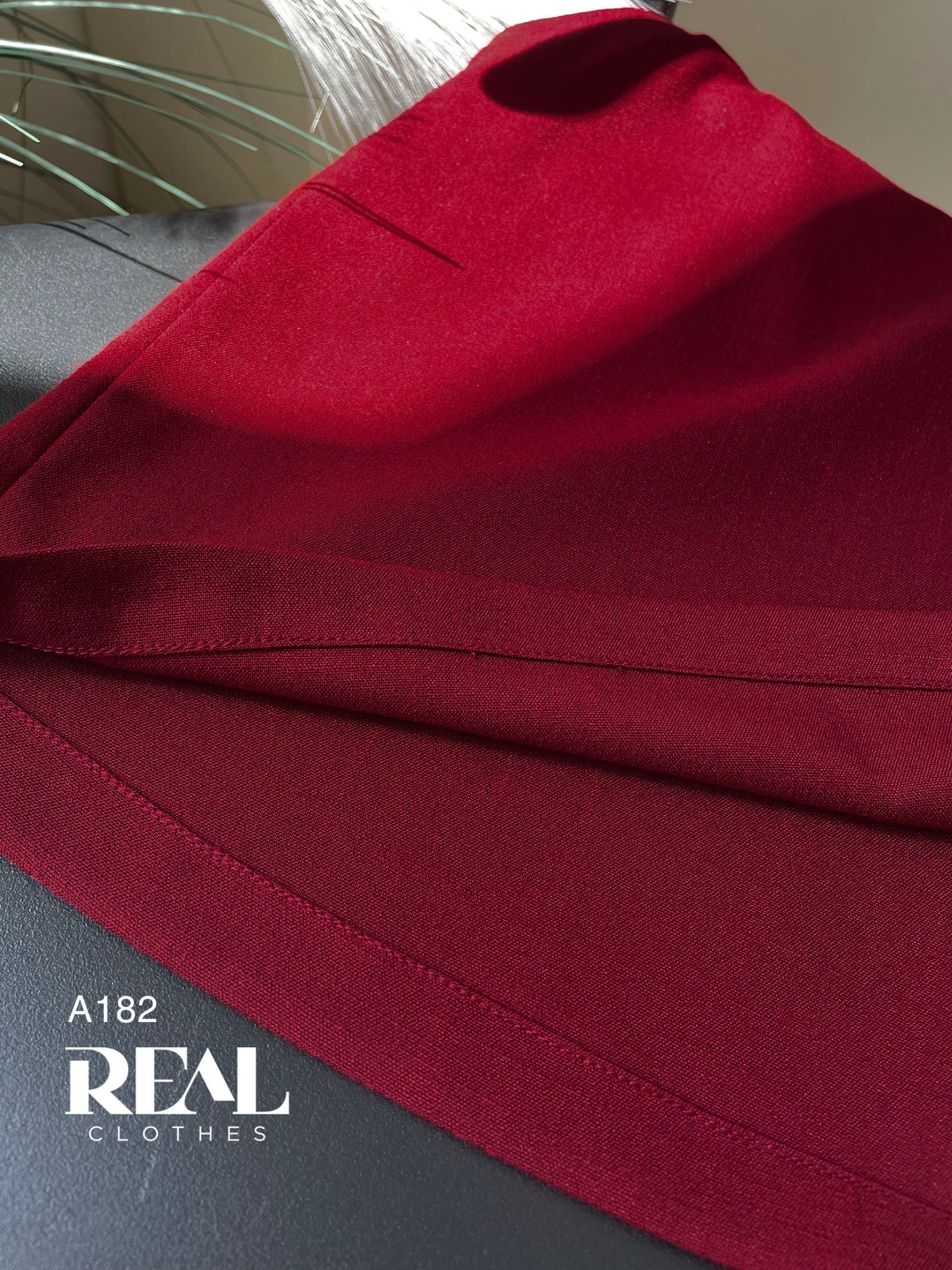 Áo linen đỏ đô SALE