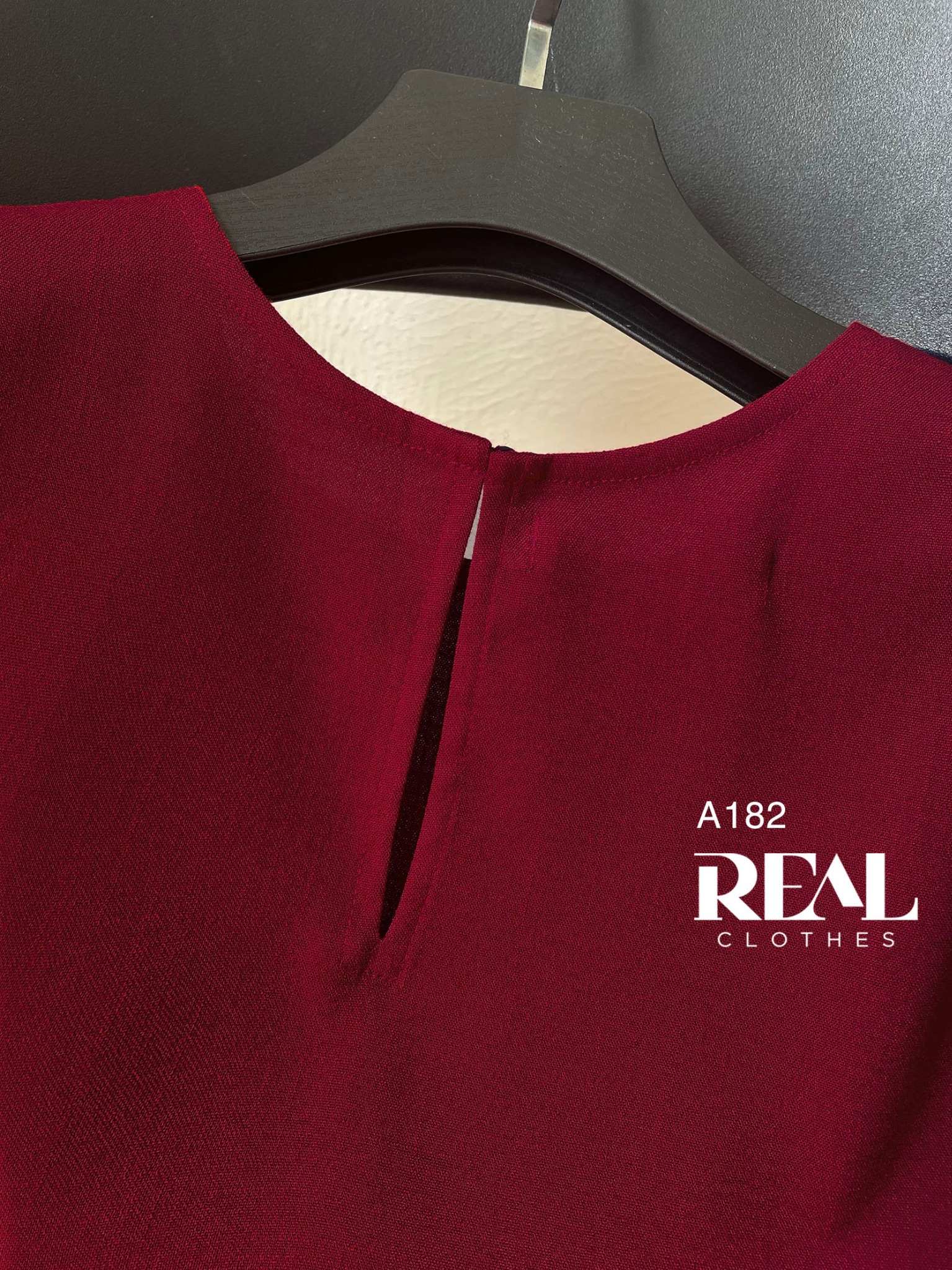 Áo linen đỏ đô SALE