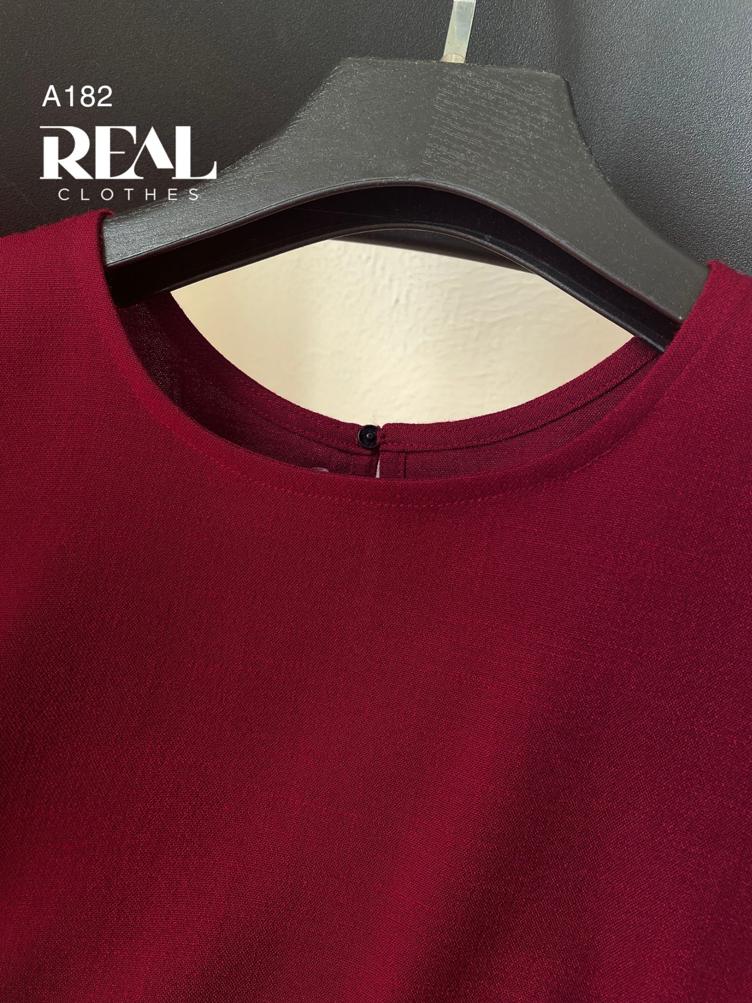 Áo linen đỏ đô SALE