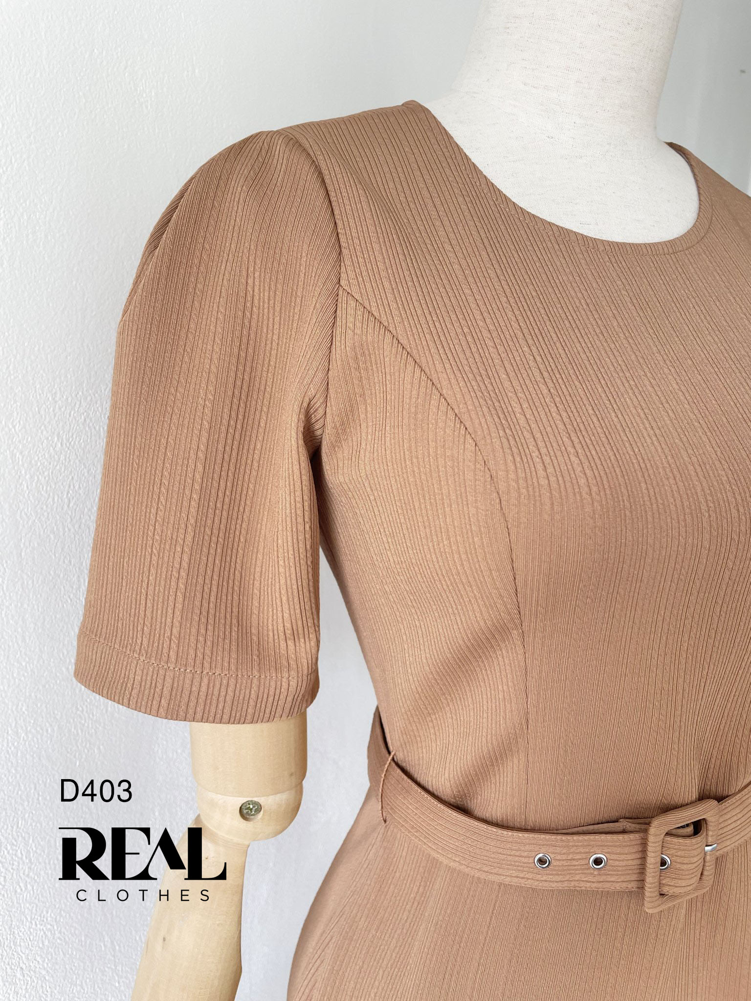 Đầm Diana cafe sữa (kèm belt) SALE