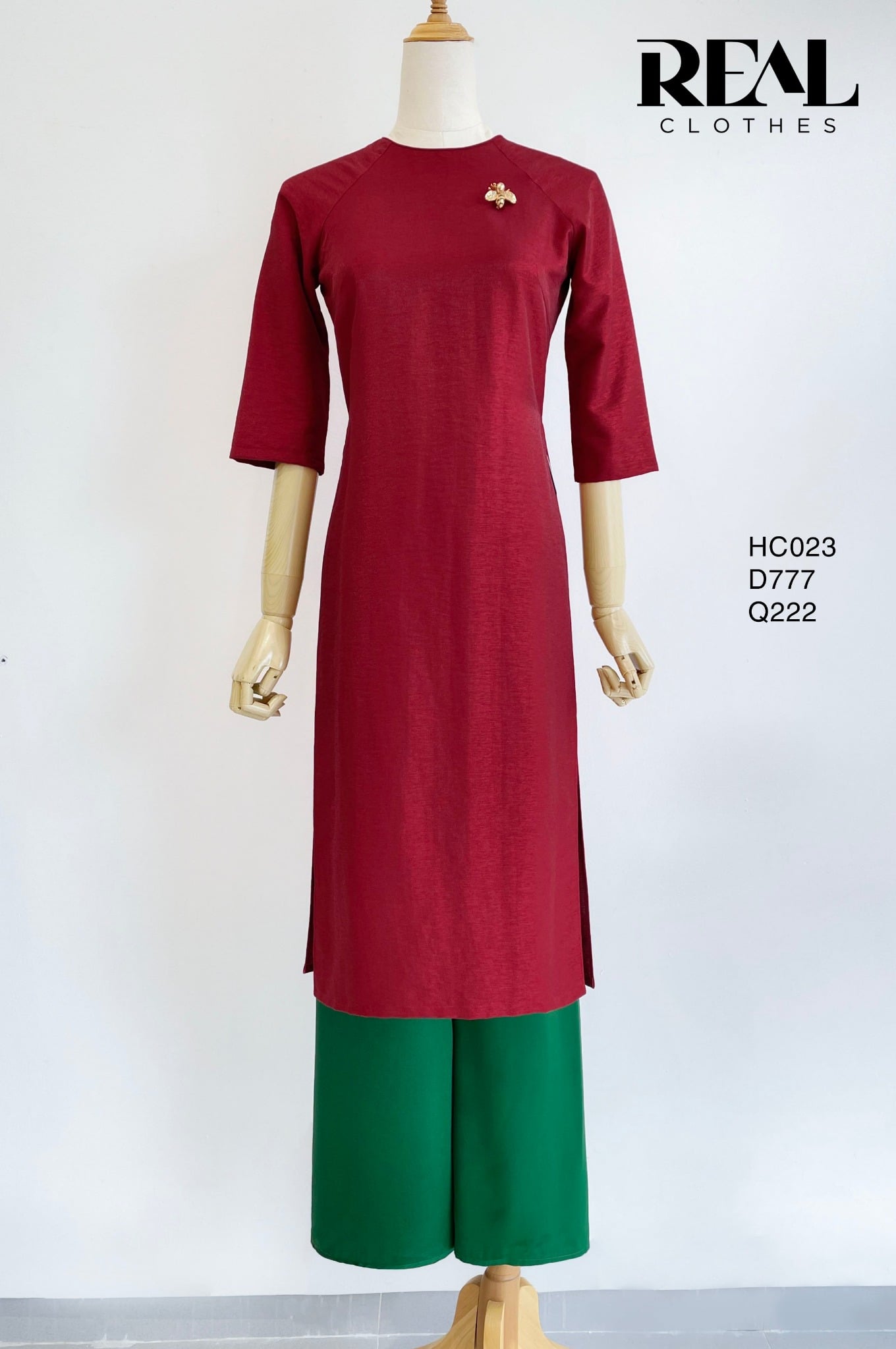 Áo dài cách tân Red