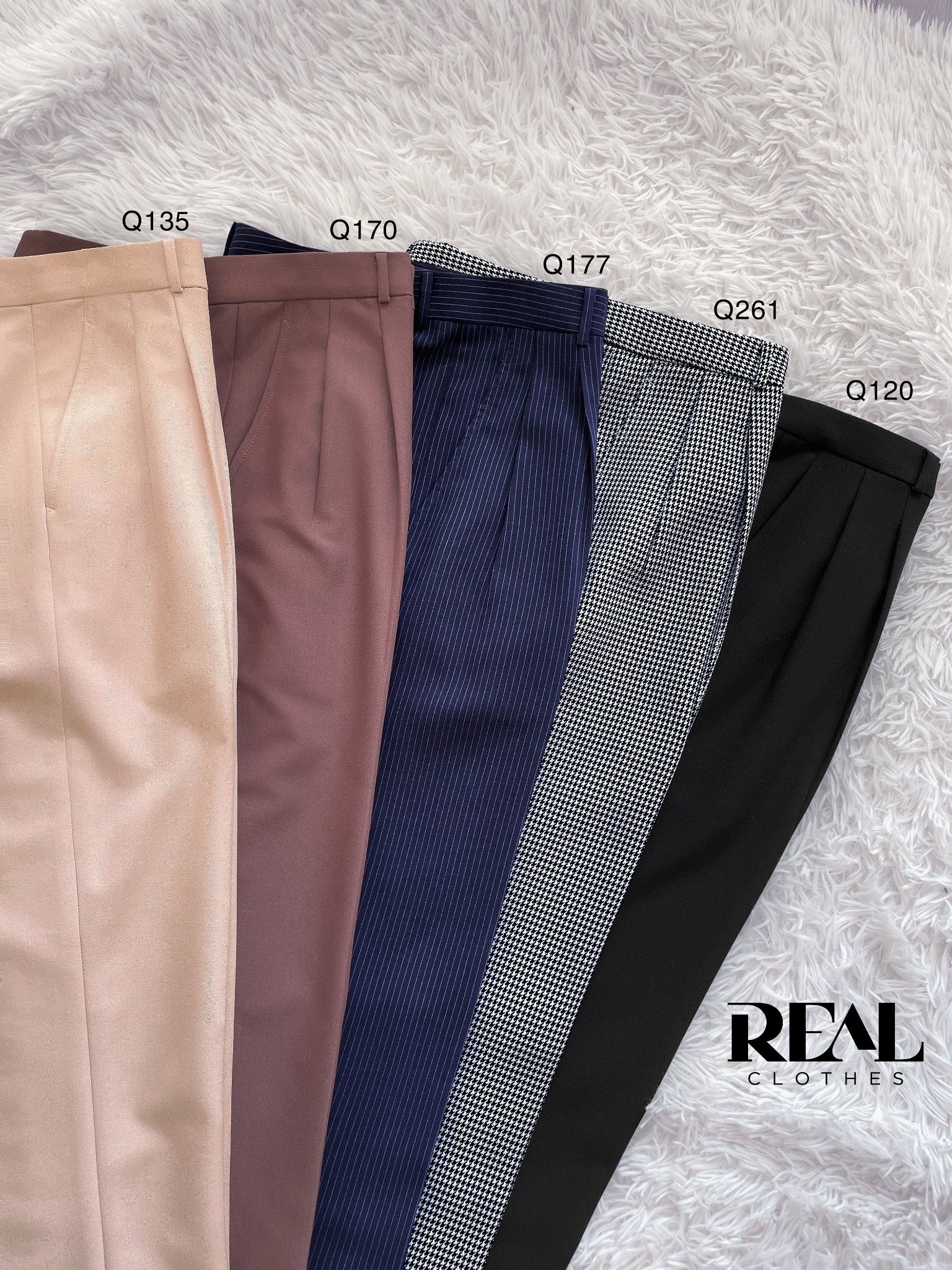 Quần lưng cao zigzag đen SALE