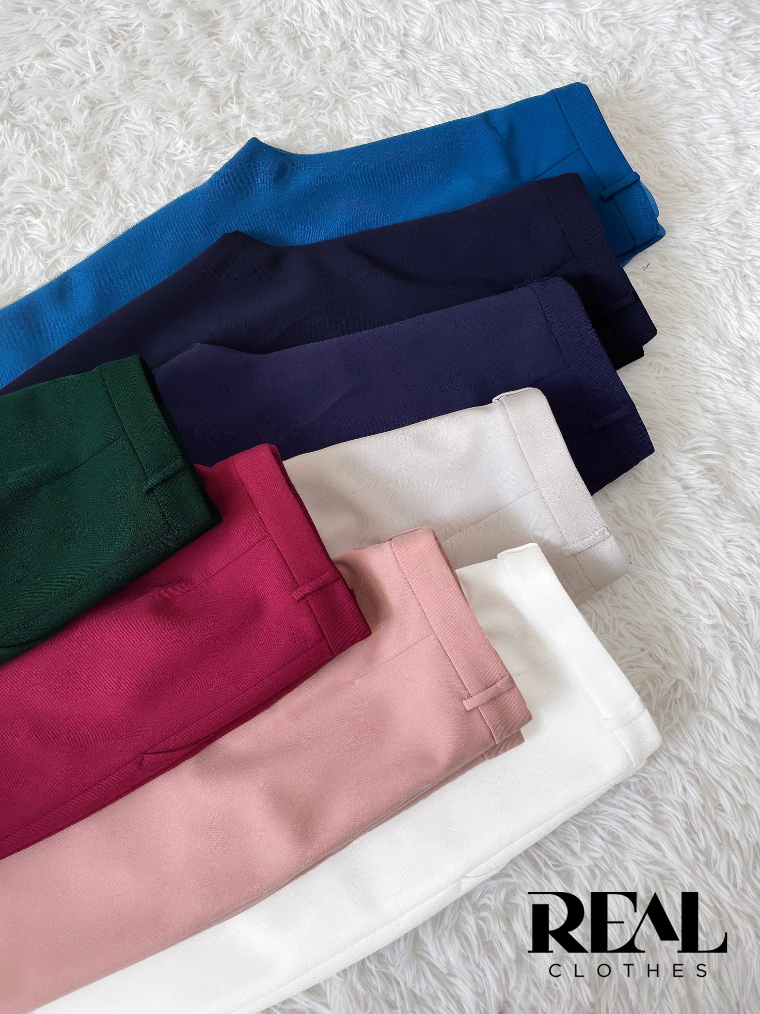 Quần lưng cao cindy trắng SALE