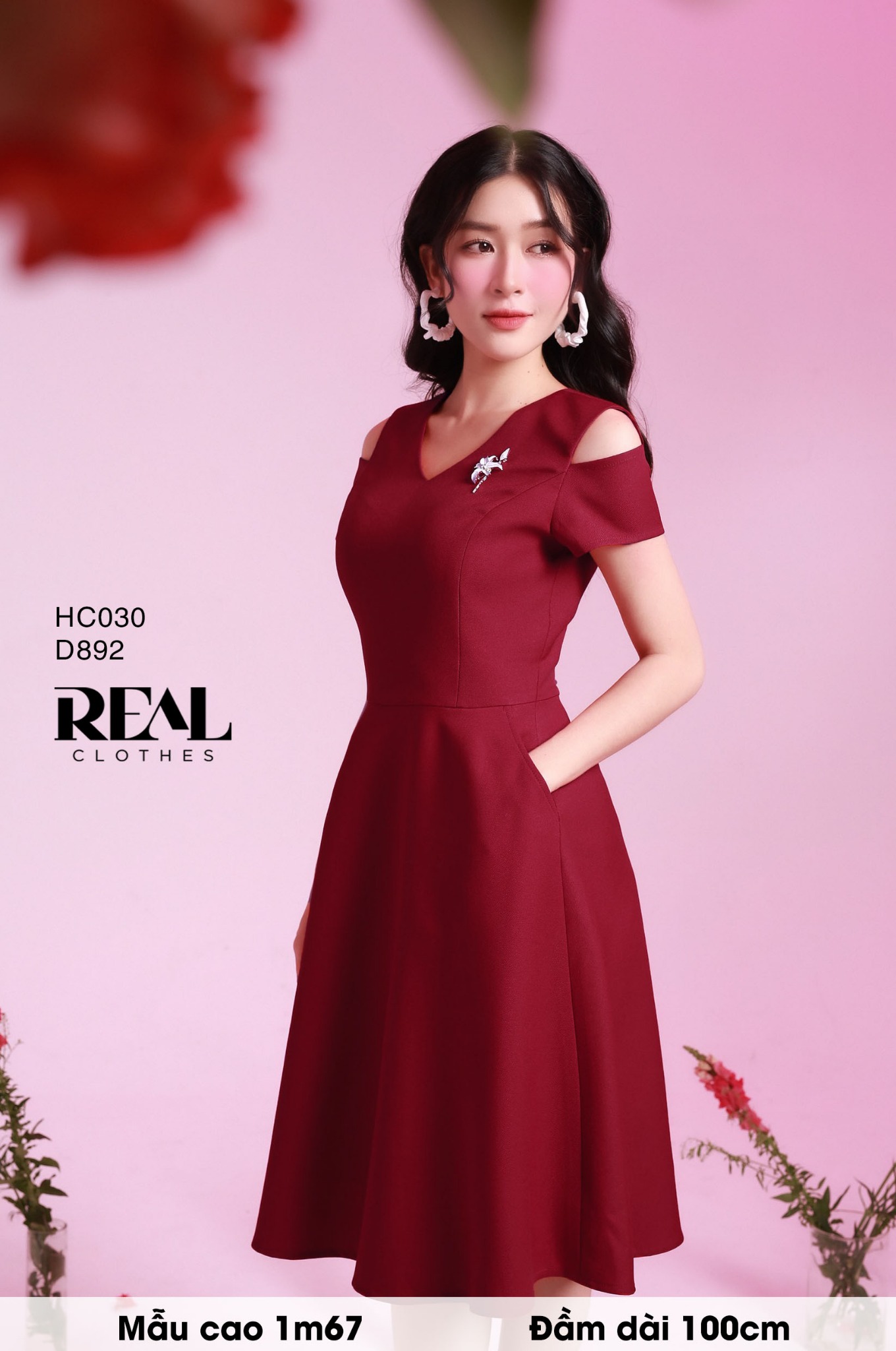 Đầm Annie đỏ SALE