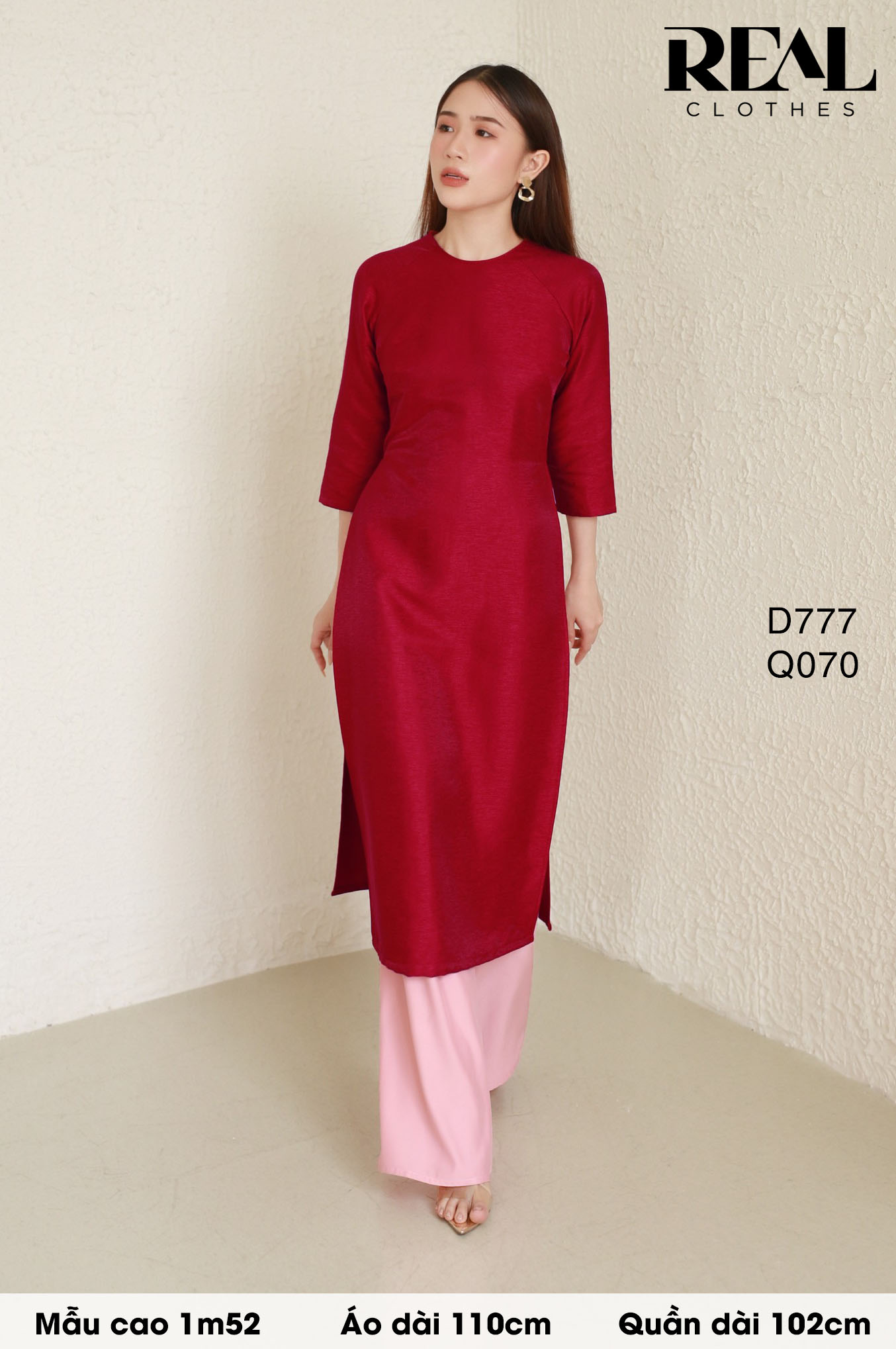 Áo dài cách tân Red