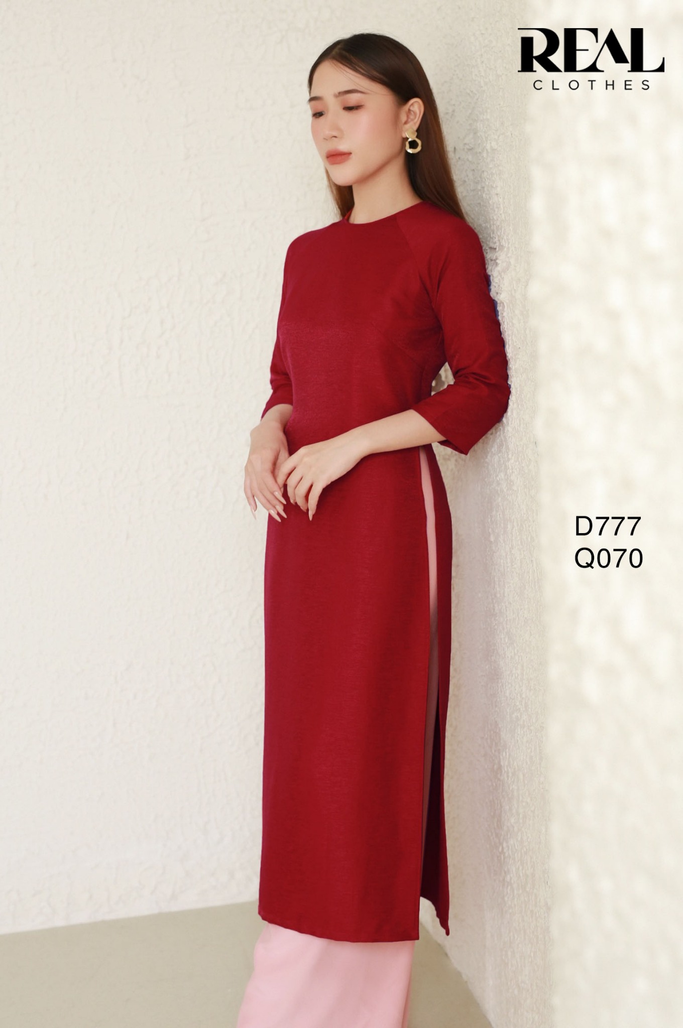 Áo dài cách tân Red