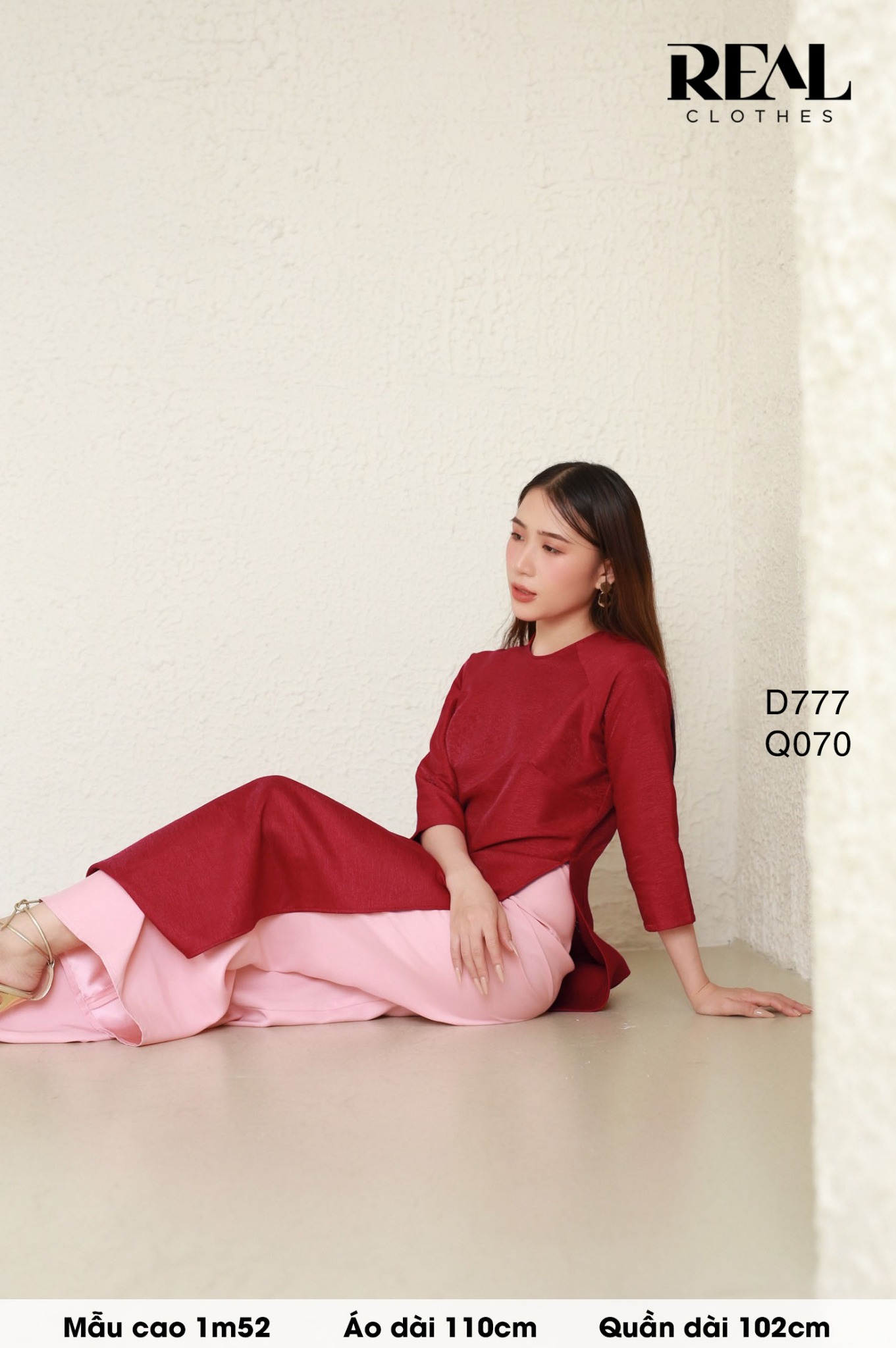 Áo dài cách tân Red