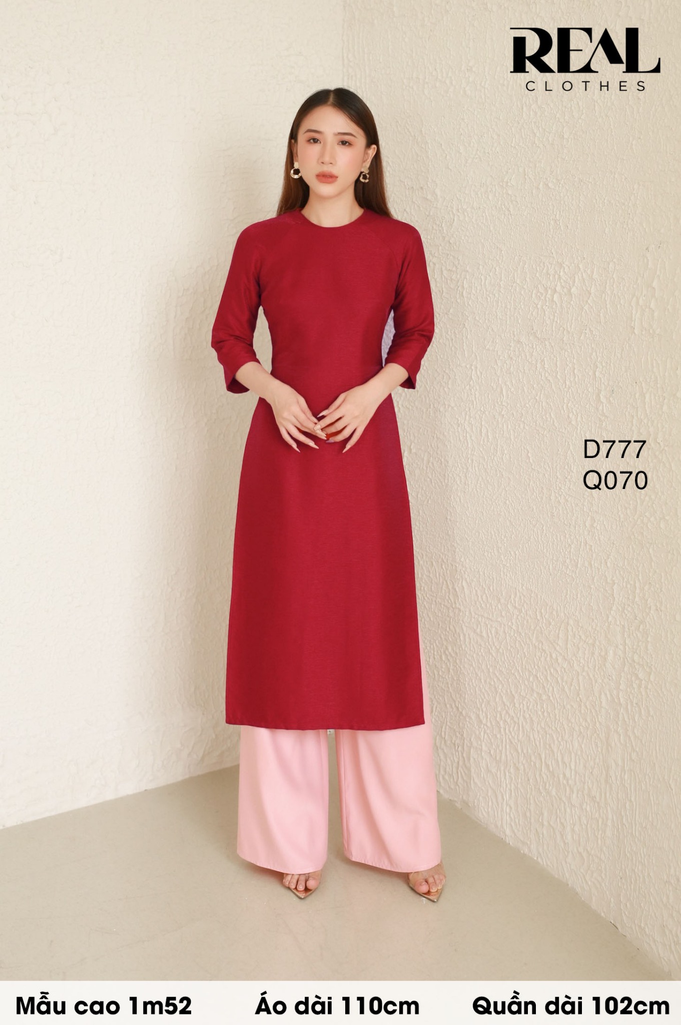 Áo dài cách tân Red