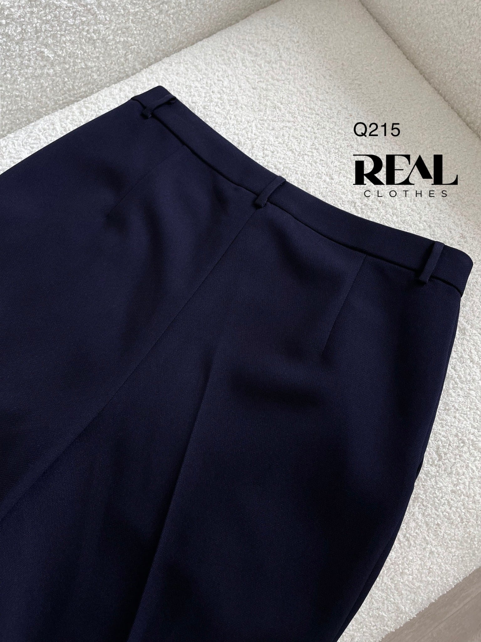 Quần lưng cao cindy xanh đen SALE - size XS