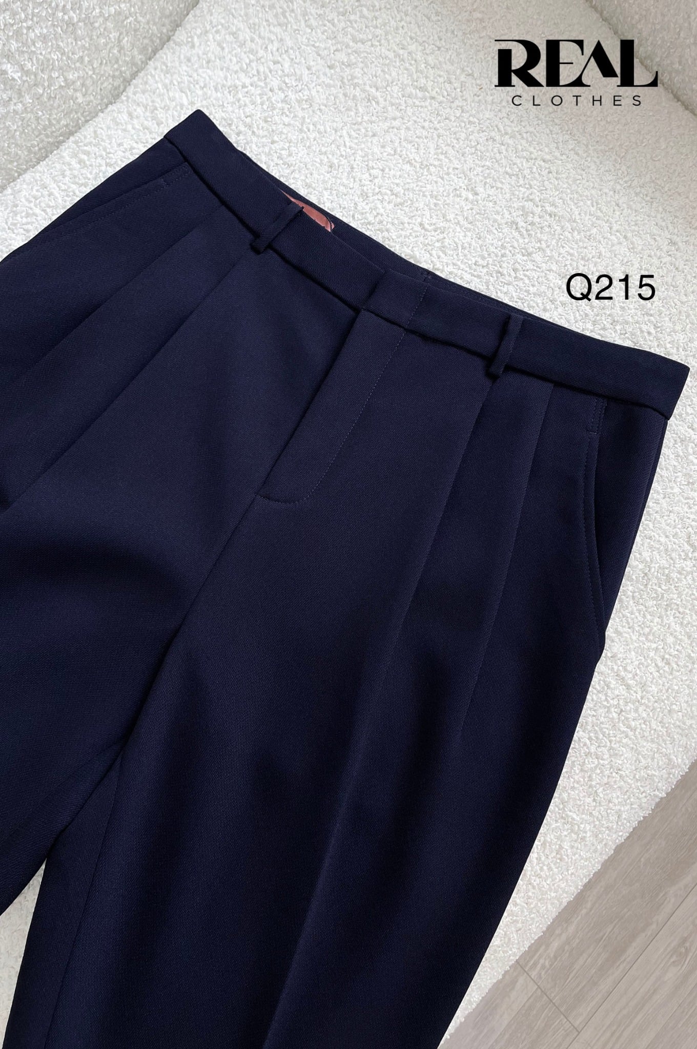 Quần lưng cao cindy xanh đen SALE - size XS