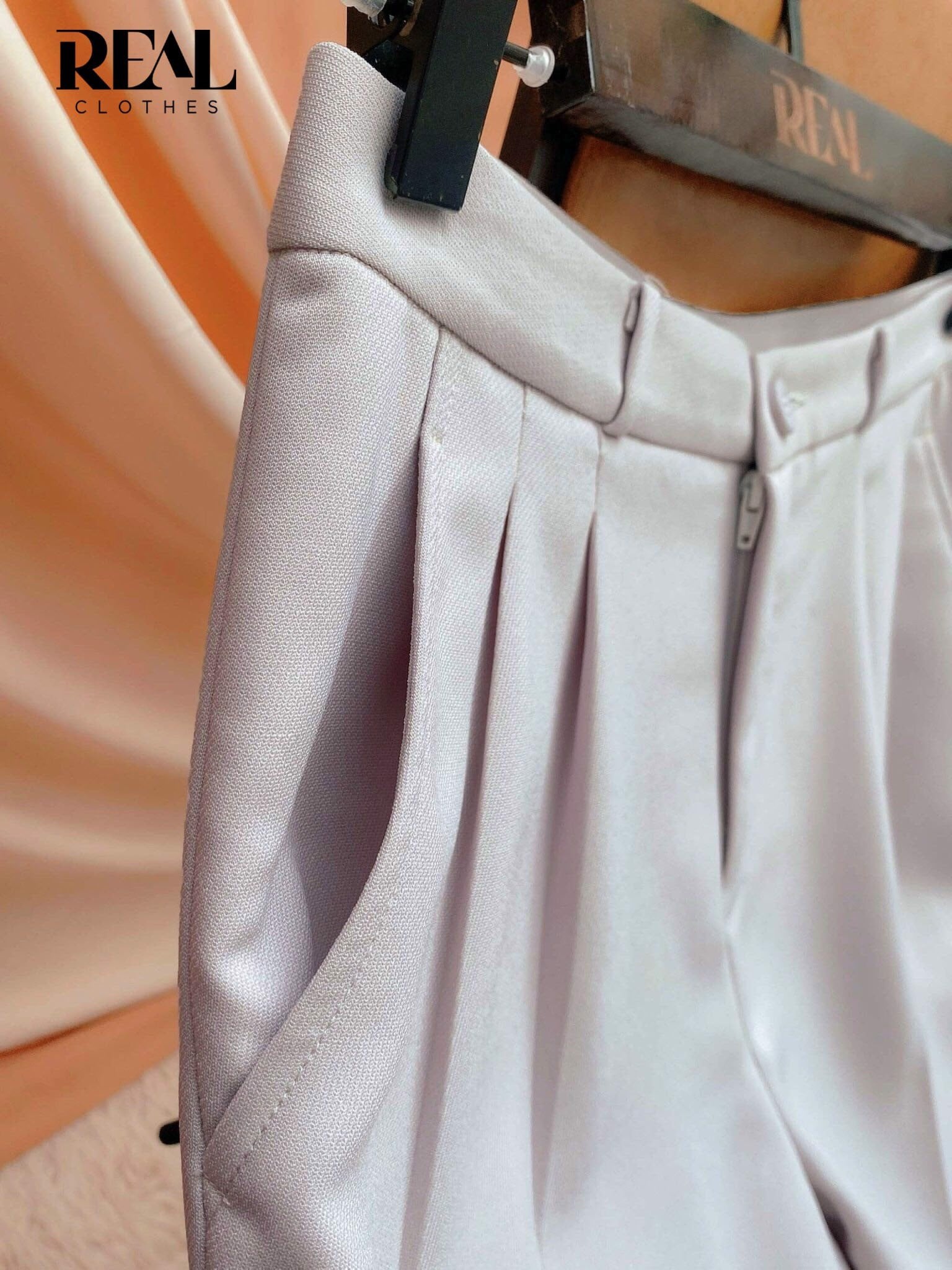 Quần lưng cao cindy kem SALE