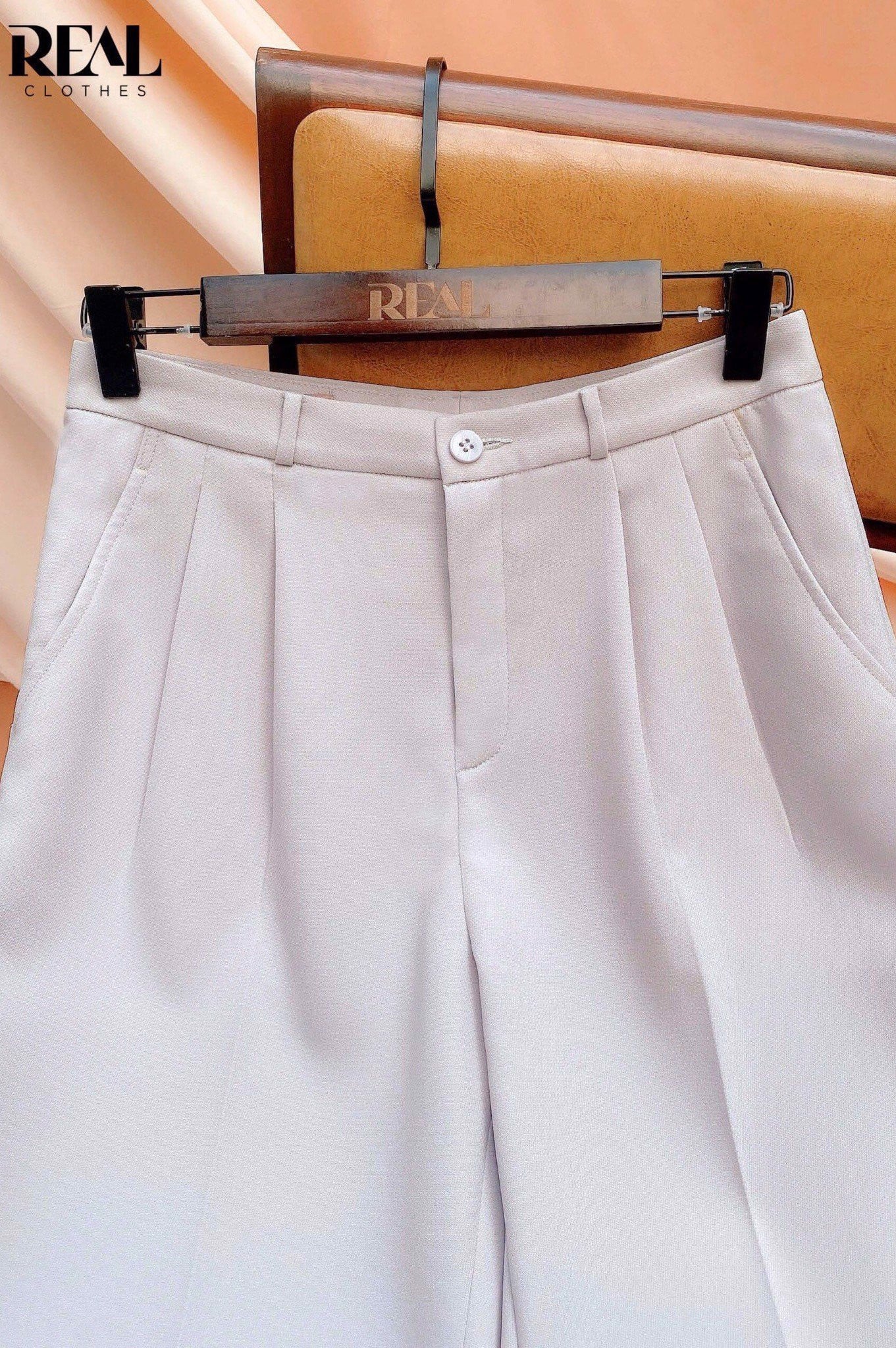 Quần lưng cao cindy kem SALE